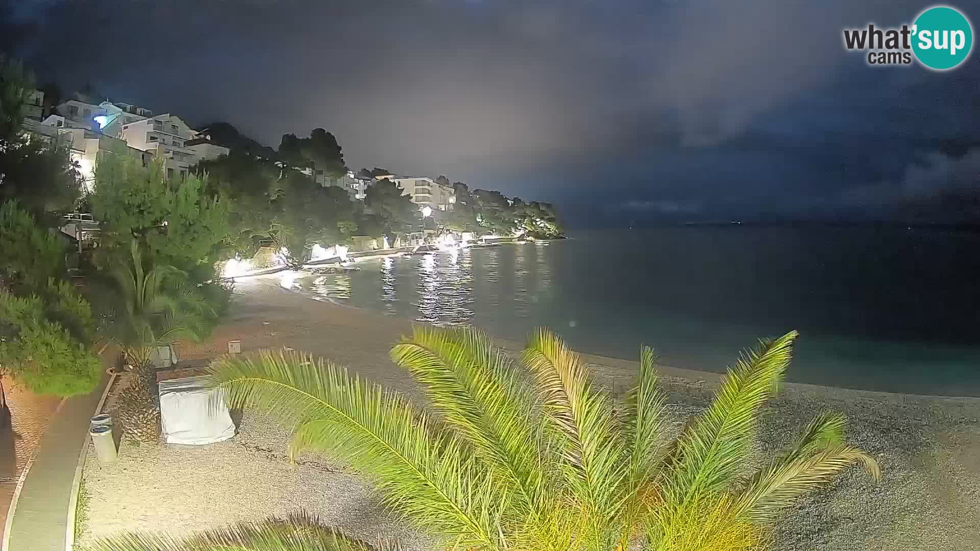 Webcam Lučica Beach Brela – Live View from the Adriatic Coast