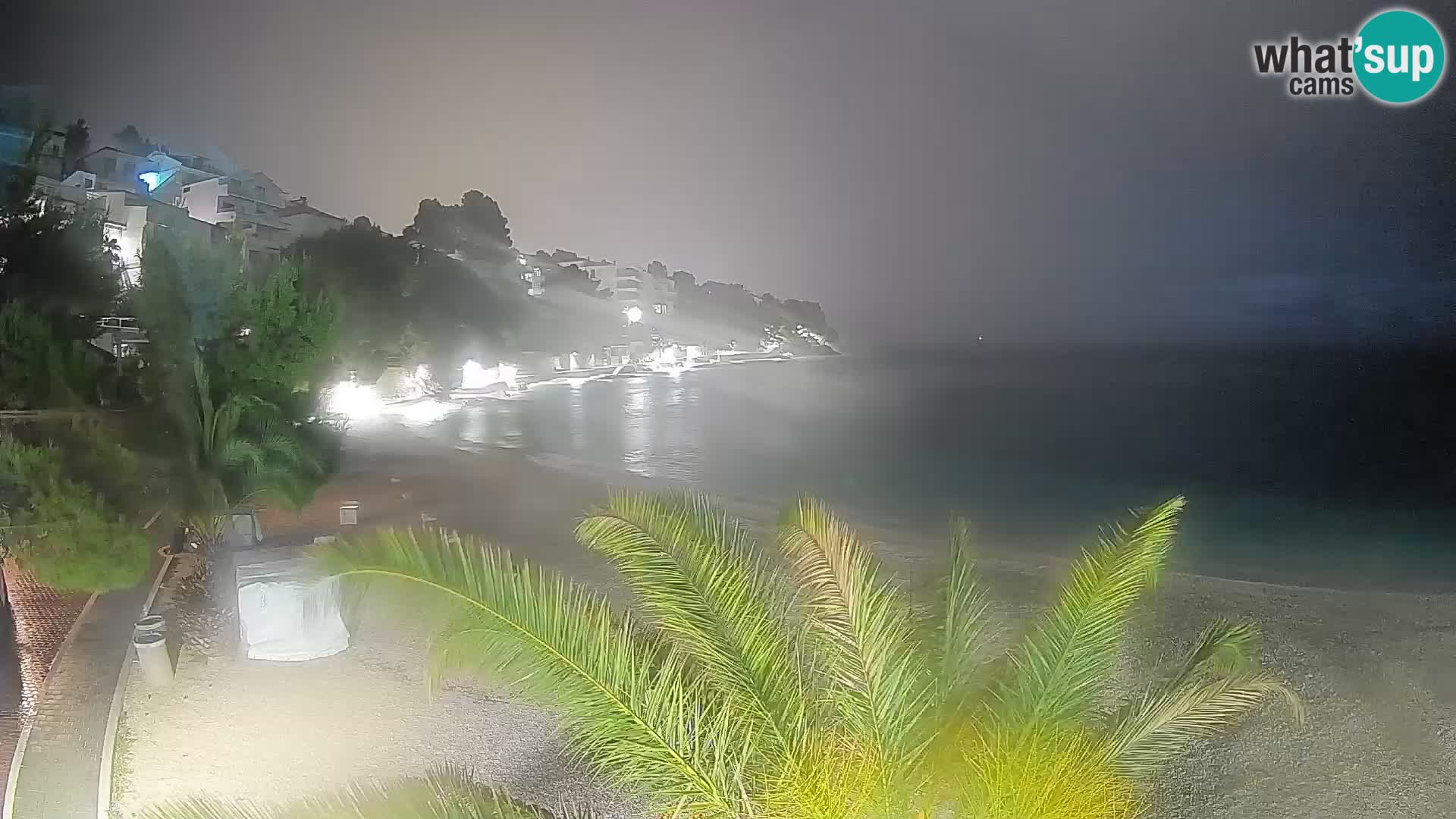 Webcam Lučica Beach Brela – Live View from the Adriatic Coast