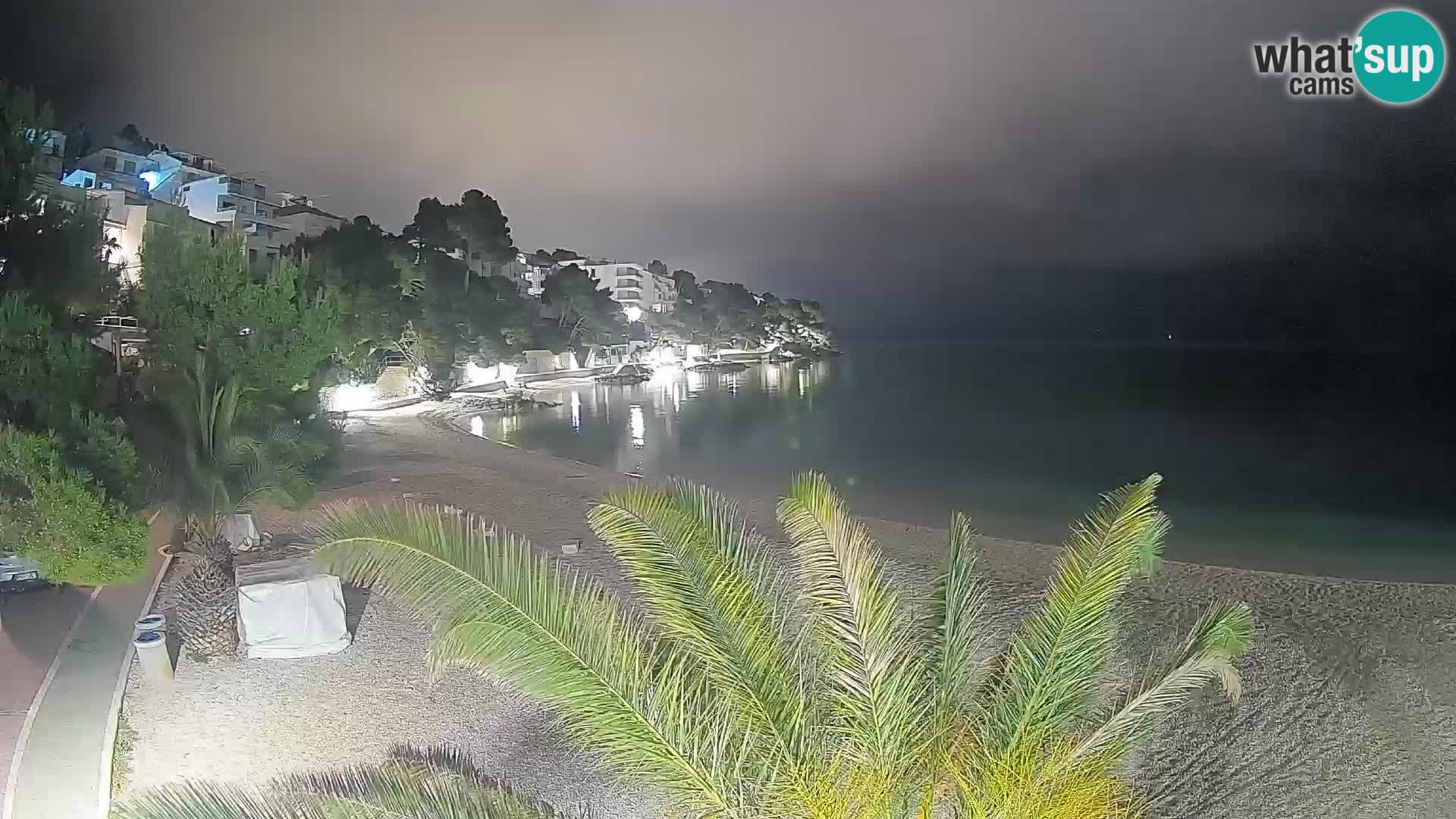 Webcam Lučica Beach Brela – Live View from the Adriatic Coast