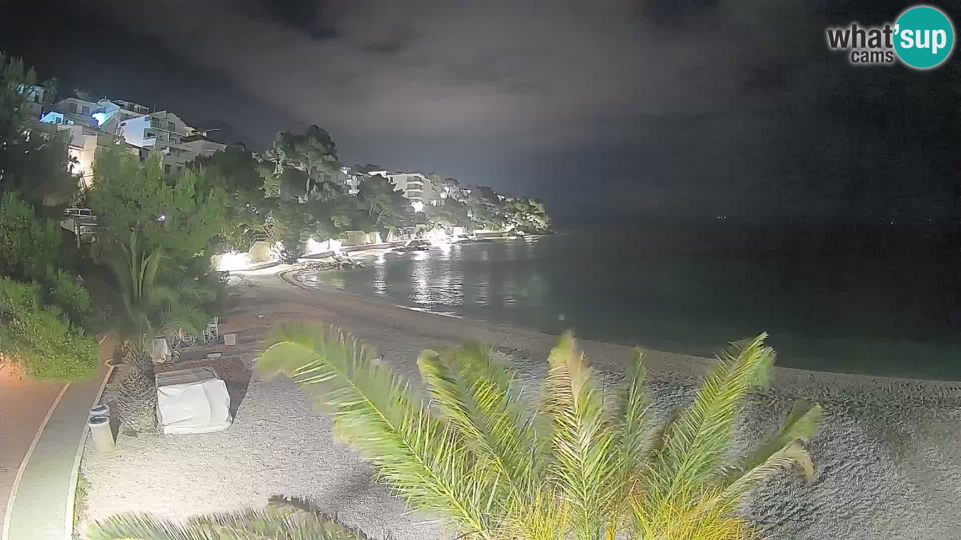 Webcam Lučica Beach Brela – Live View from the Adriatic Coast