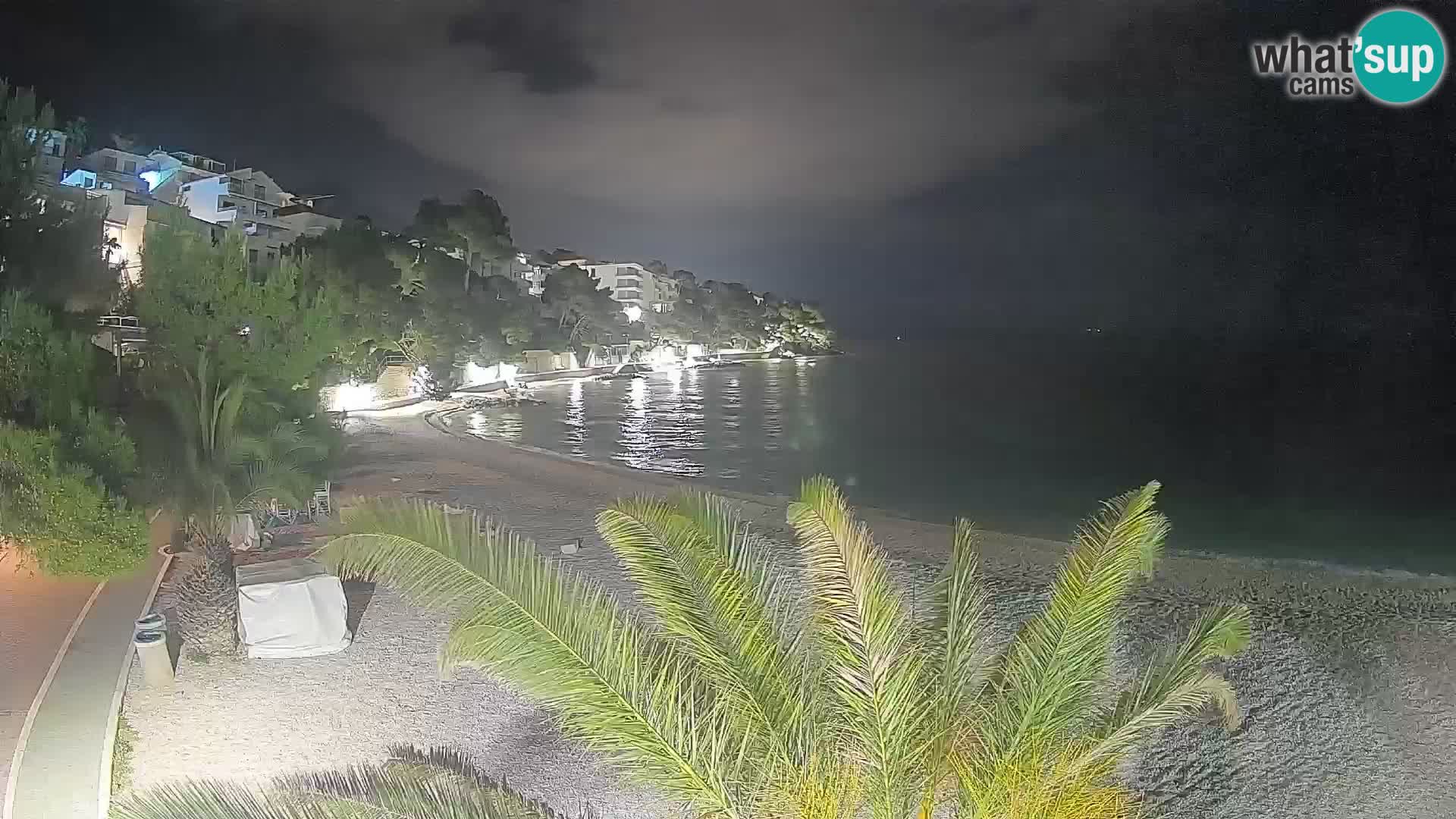 Webcam Lučica Beach Brela – Live View from the Adriatic Coast