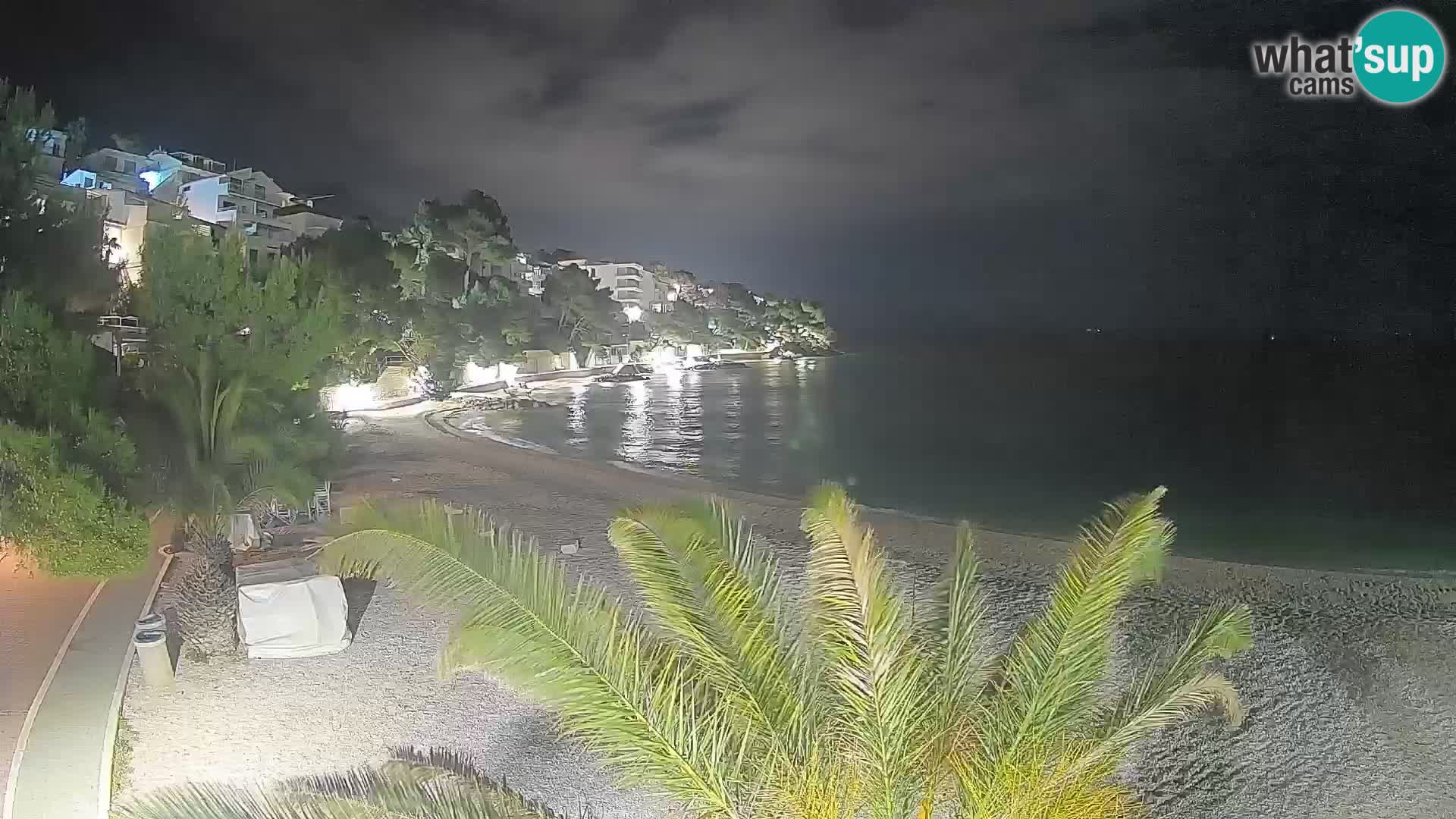 Webcam Lučica Beach Brela – Live View from the Adriatic Coast