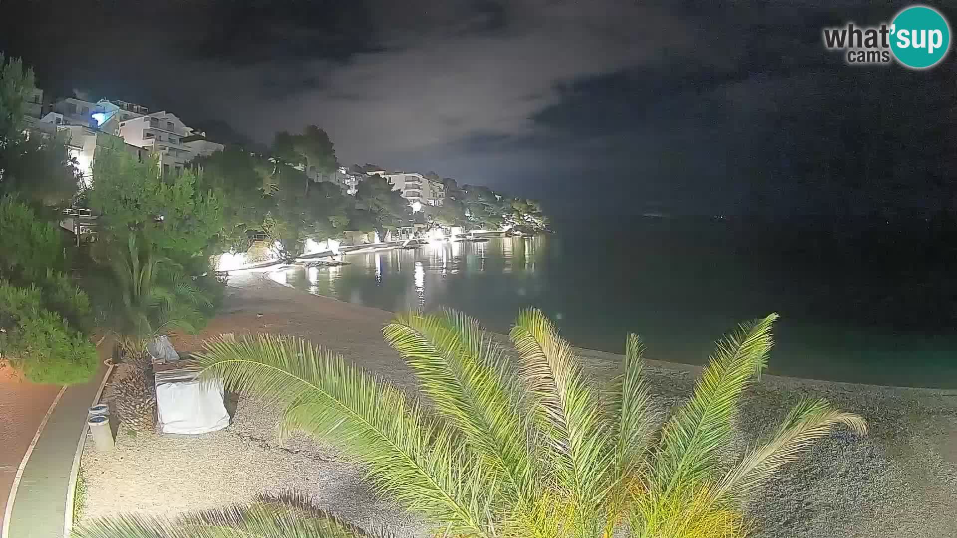 Webcam Lučica Beach Brela – Live View from the Adriatic Coast