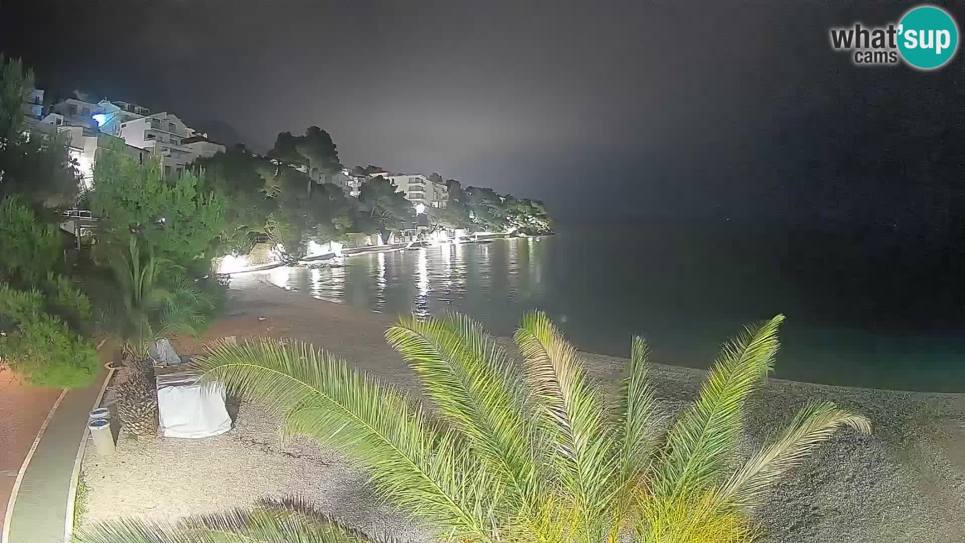 Webcam Lučica Beach Brela – Live View from the Adriatic Coast