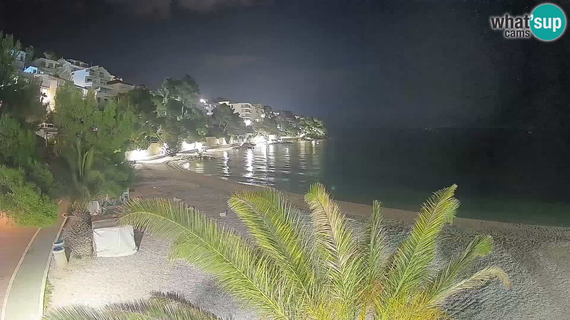 Webcam Lučica Beach Brela – Live View from the Adriatic Coast