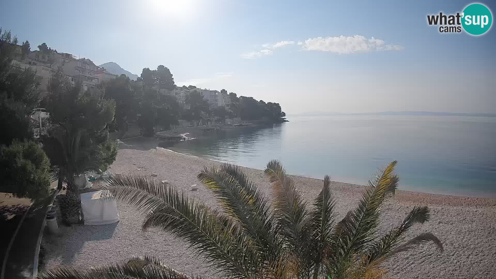 Webcam Lučica Beach Brela – Live View from the Adriatic Coast