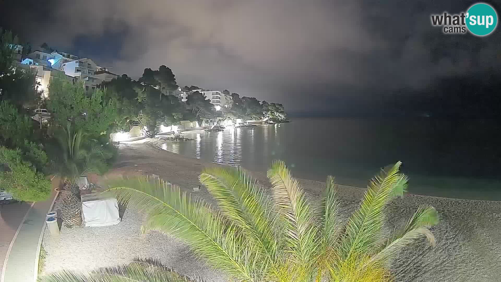 Webcam Lučica Beach Brela – Live View from the Adriatic Coast