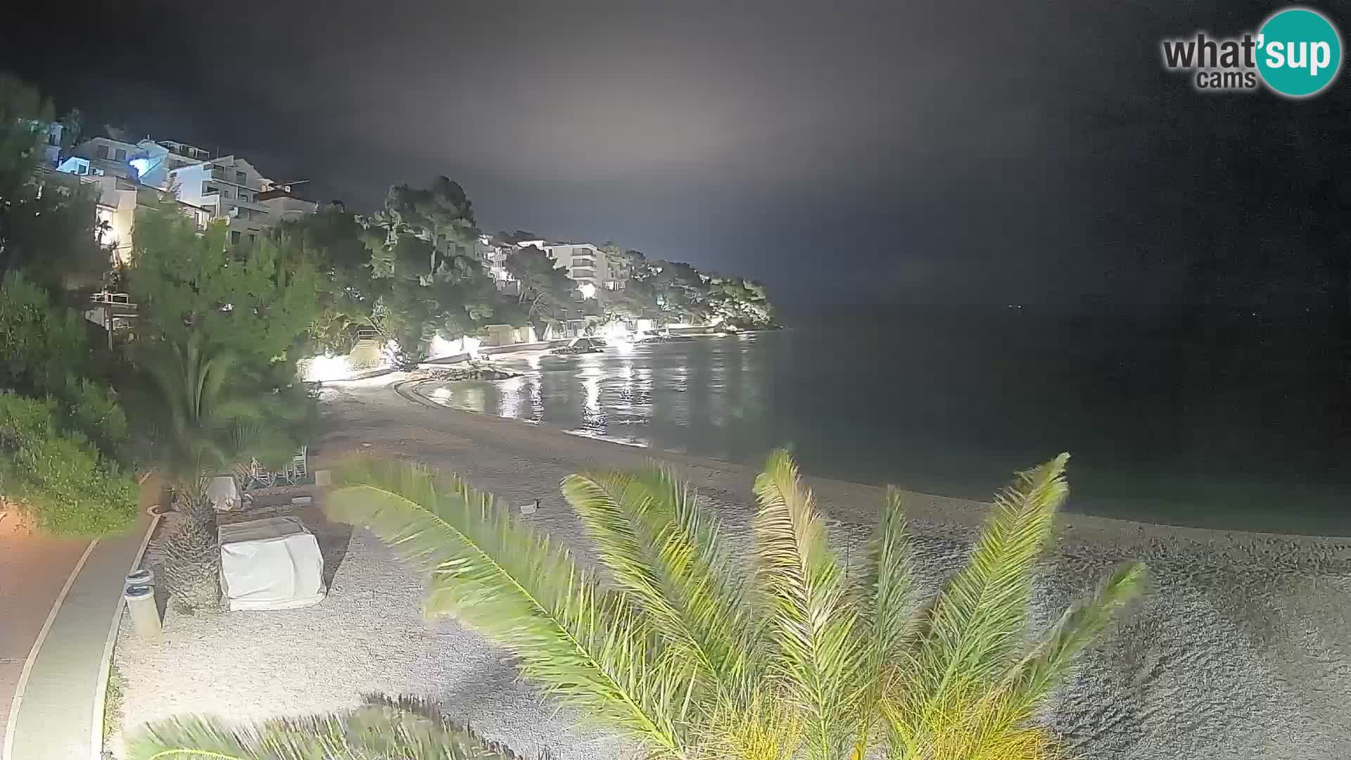 Webcam Lučica Beach Brela – Live View from the Adriatic Coast