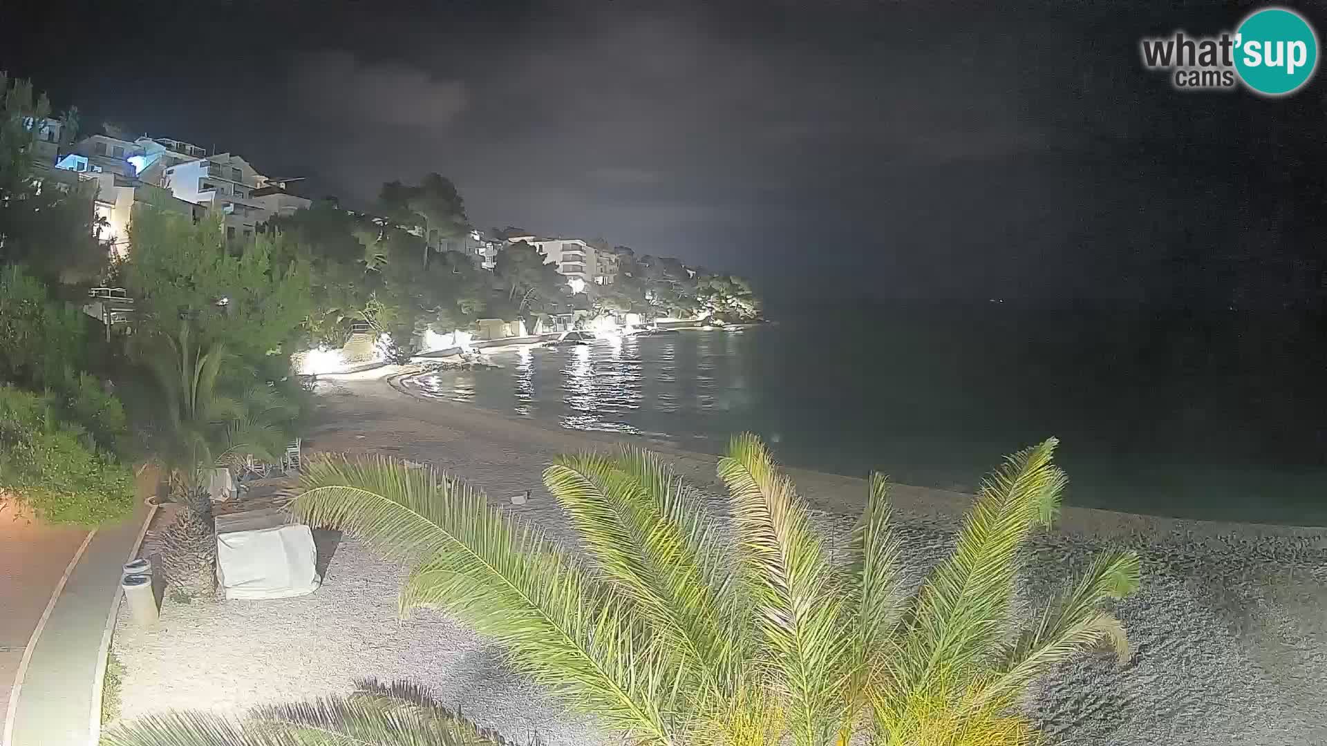 Webcam Lučica Beach Brela – Live View from the Adriatic Coast