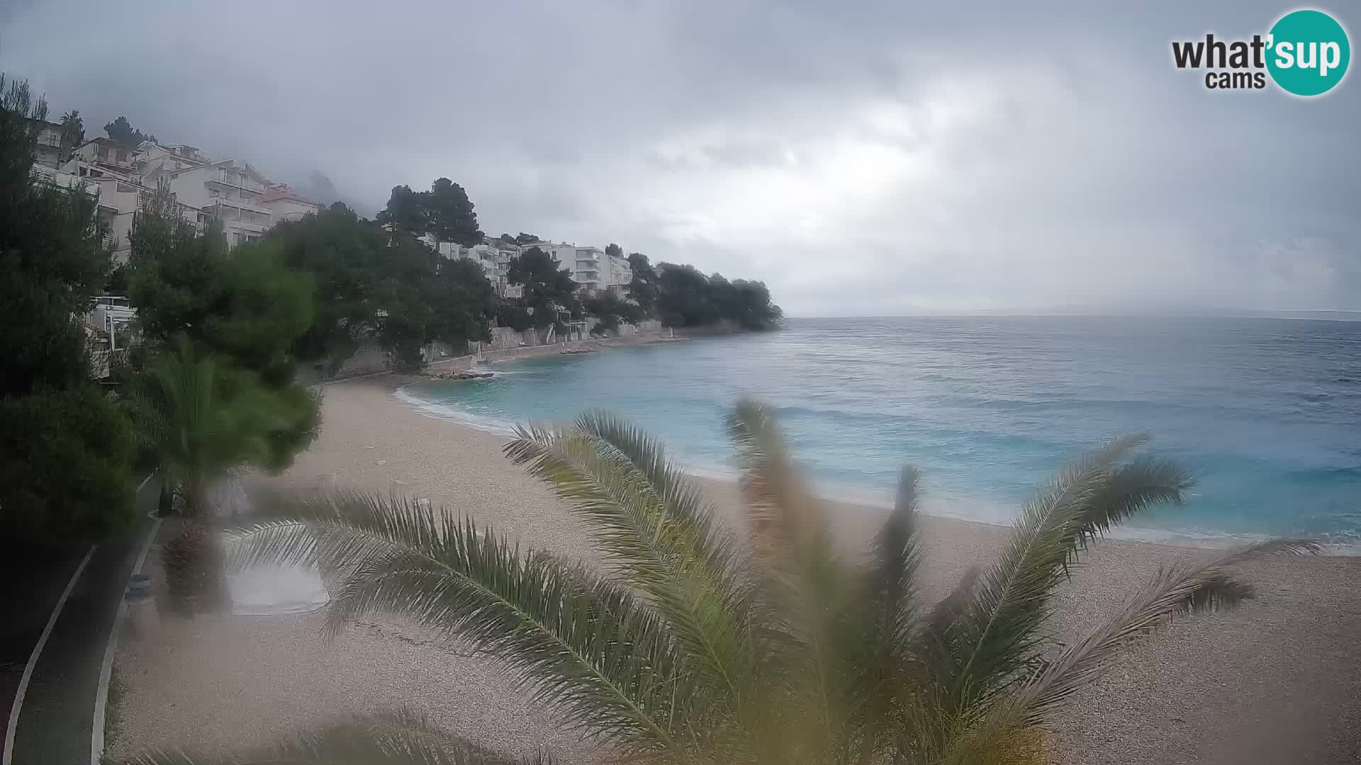 Webcam Lučica Beach Brela – Live View from the Adriatic Coast