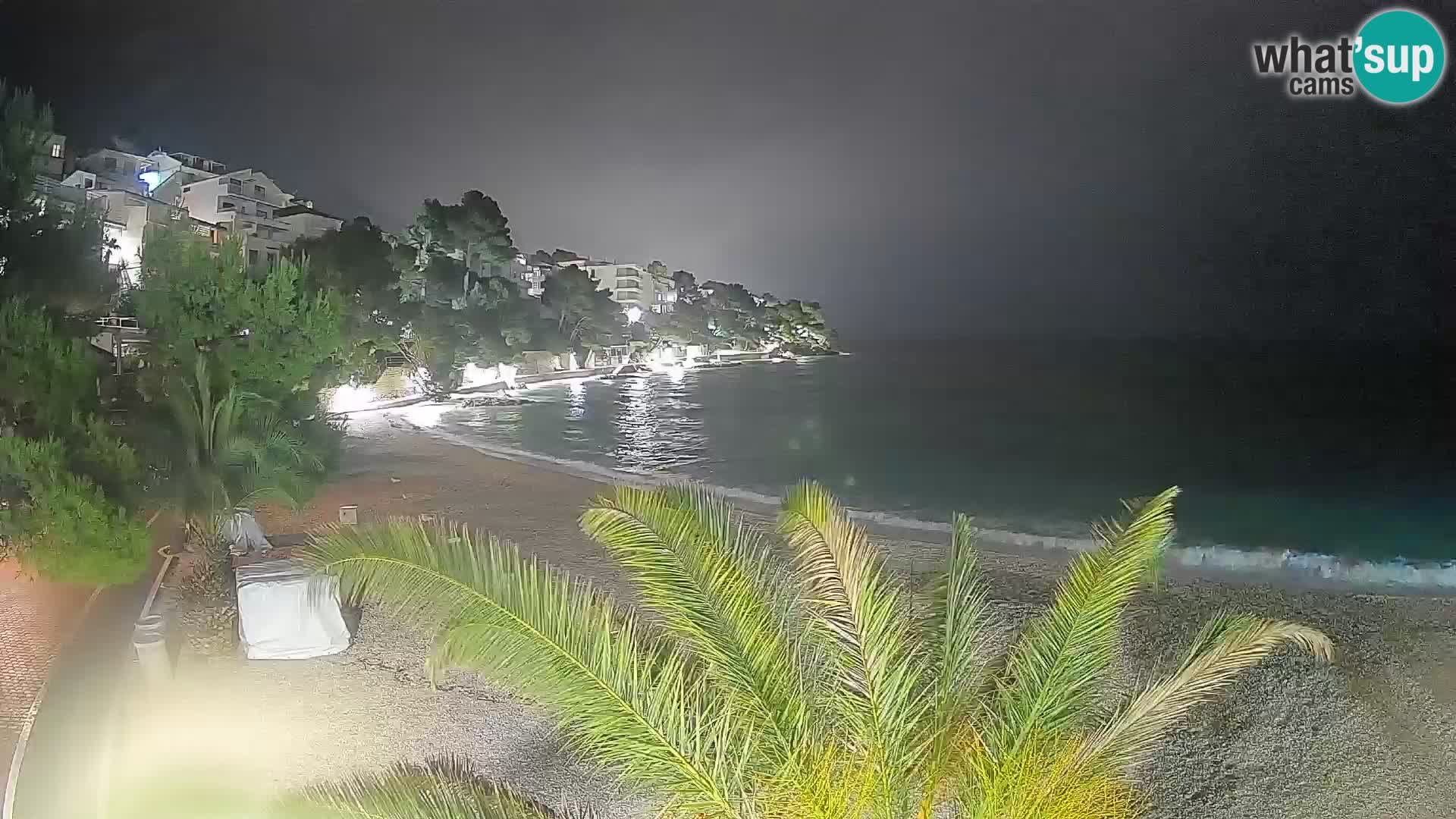 Webcam Lučica Beach Brela – Live View from the Adriatic Coast