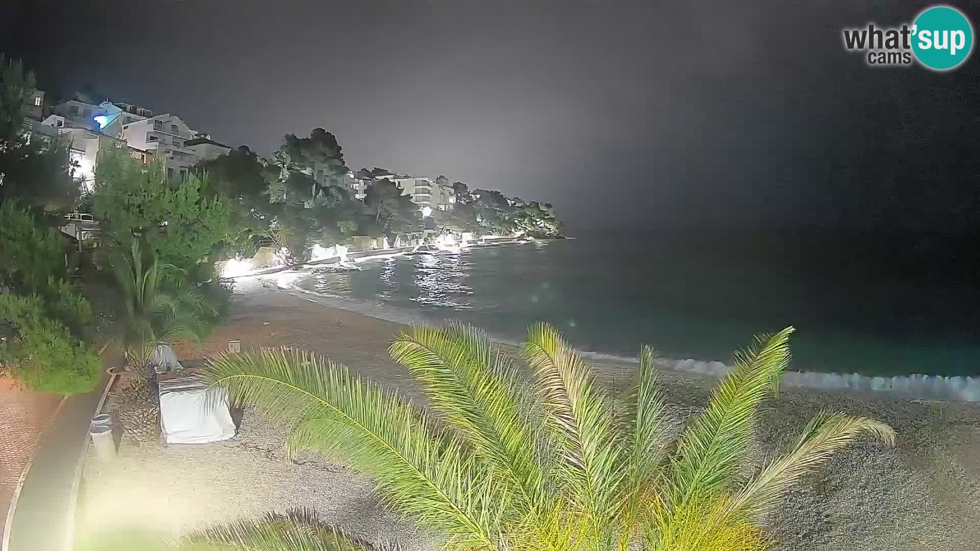 Webcam Lučica Beach Brela – Live View from the Adriatic Coast