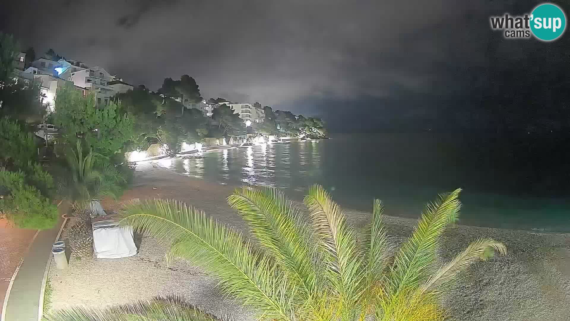 Webcam Lučica Beach Brela – Live View from the Adriatic Coast