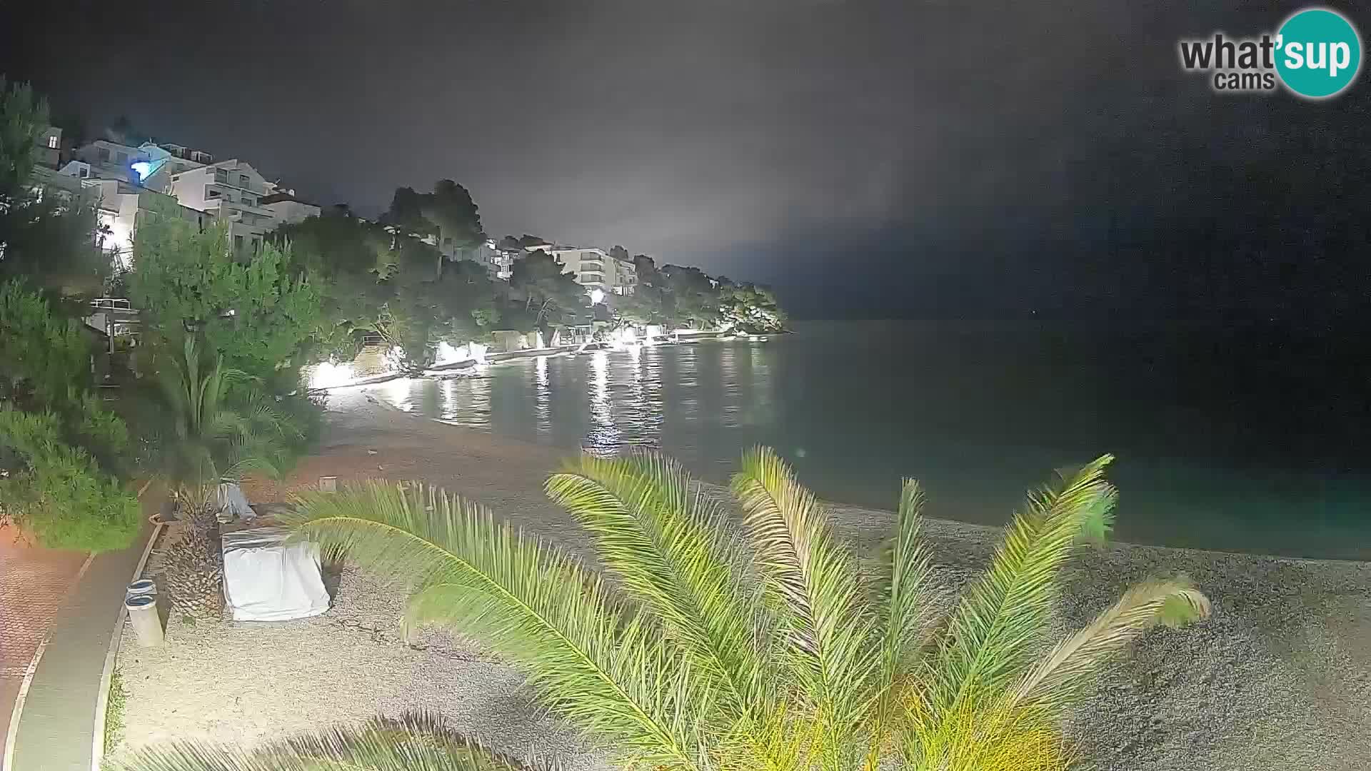 Webcam Lučica Beach Brela – Live View from the Adriatic Coast