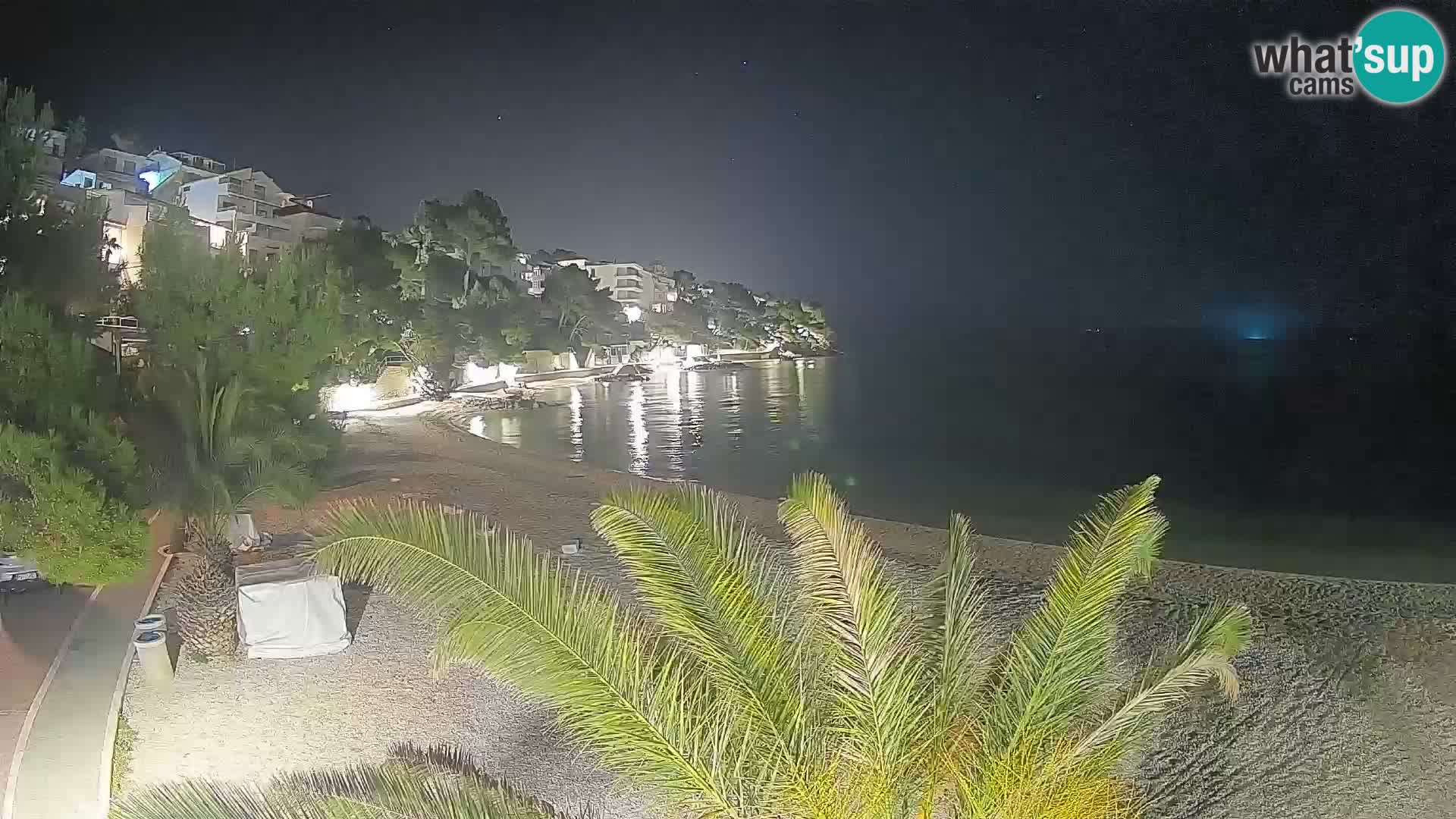 Webcam Lučica Beach Brela – Live View from the Adriatic Coast