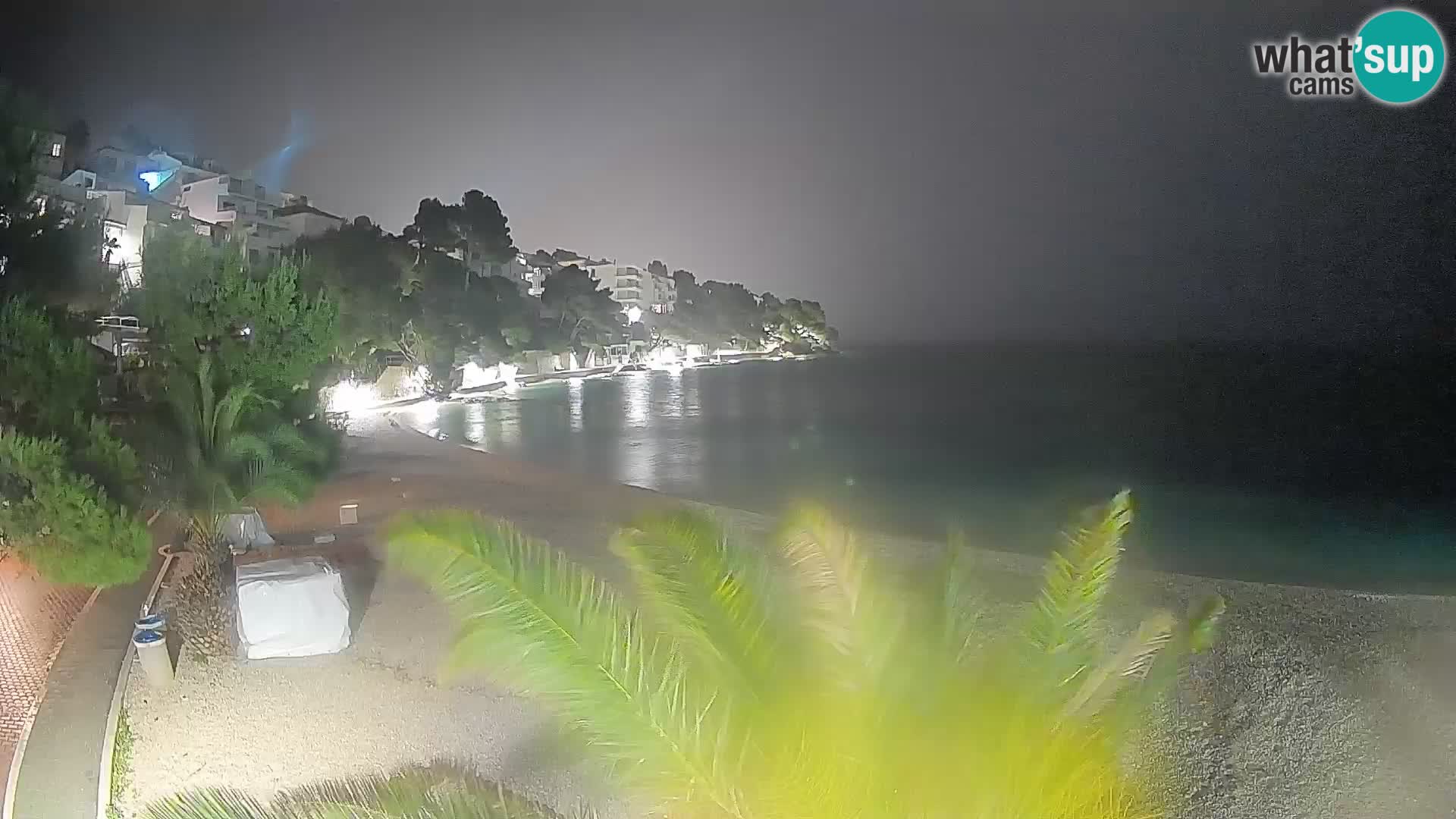 Webcam Lučica Beach Brela – Live View from the Adriatic Coast