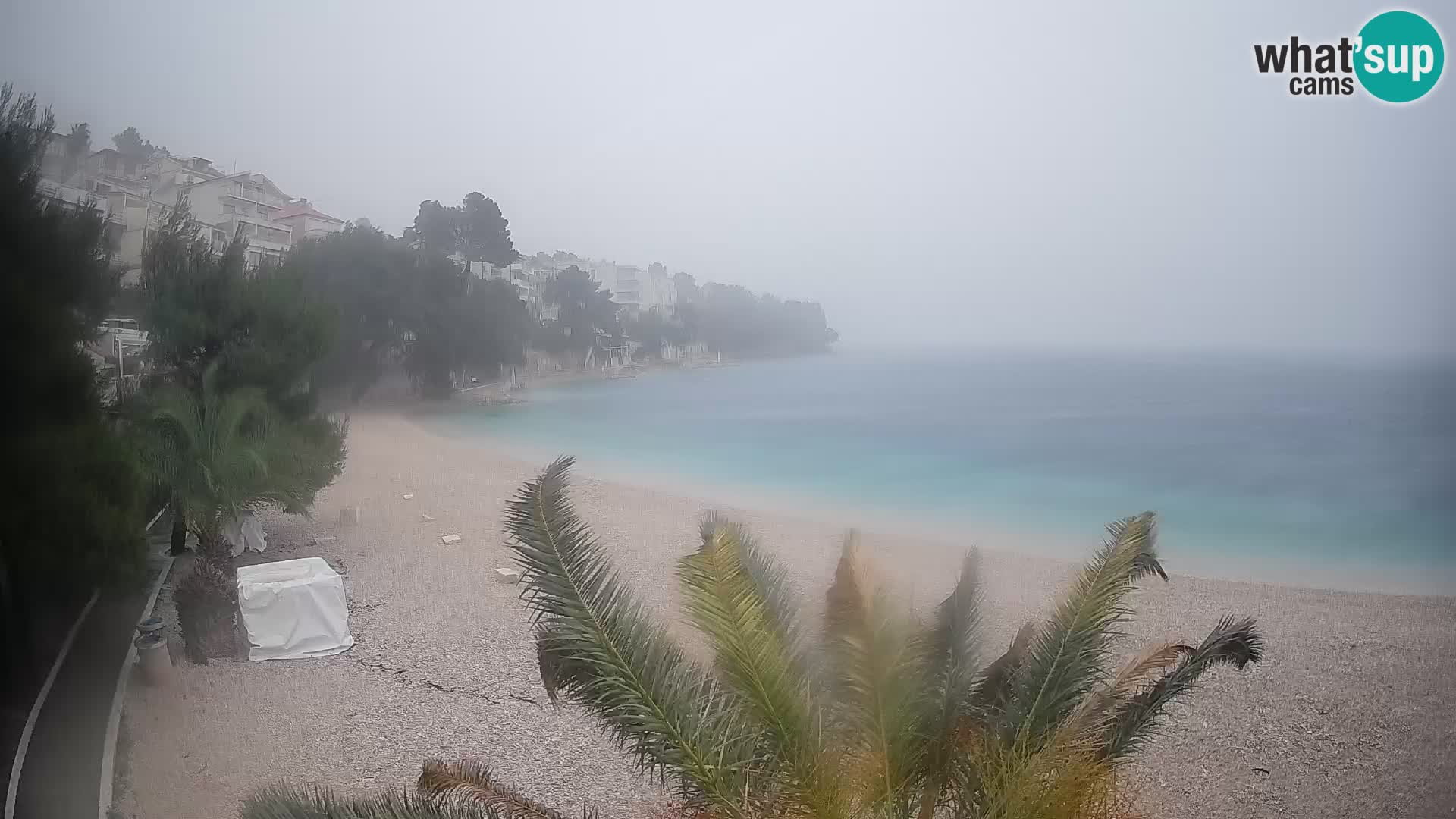Webcam Lučica Beach Brela – Live View from the Adriatic Coast