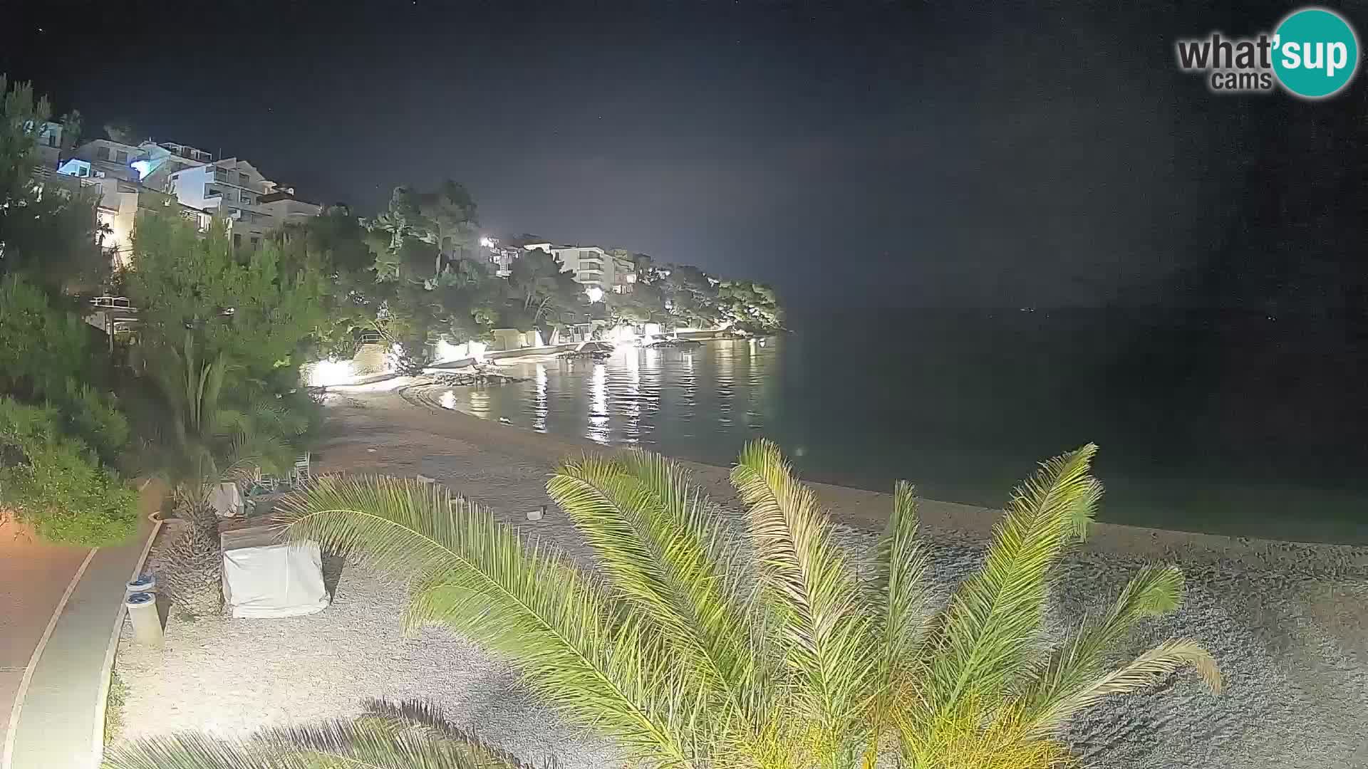 Webcam Lučica Beach Brela – Live View from the Adriatic Coast