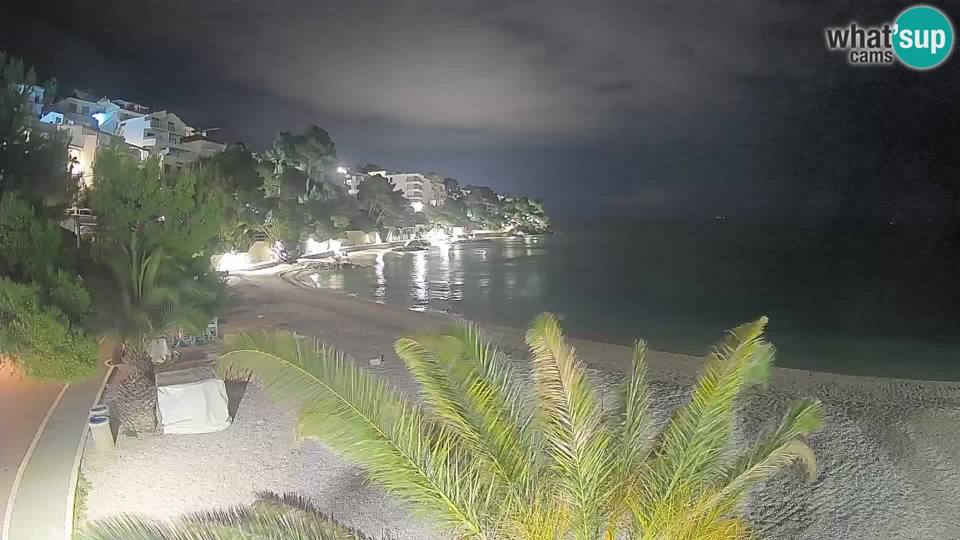Webcam Lučica Beach Brela – Live View from the Adriatic Coast