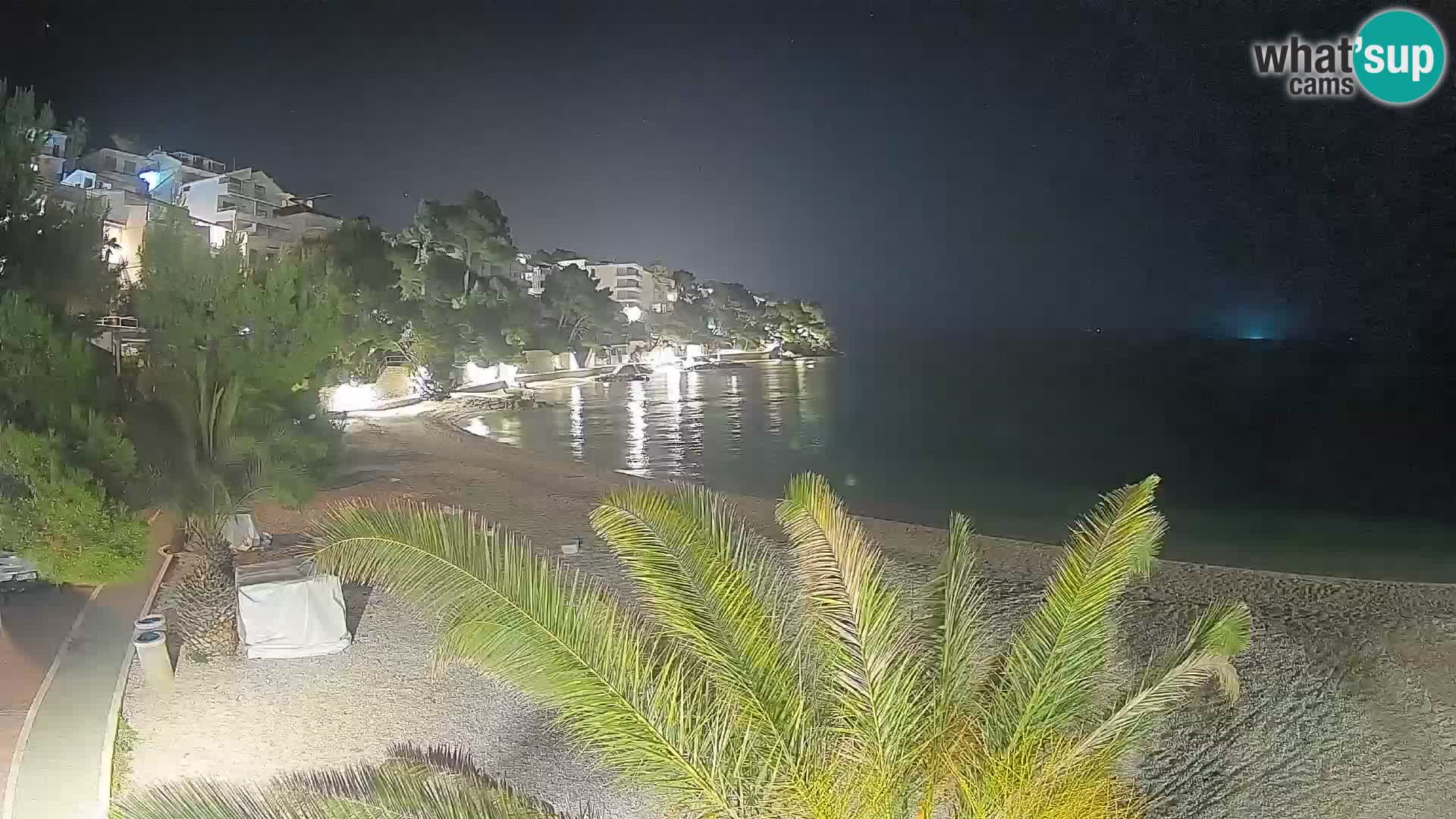 Webcam Lučica Beach Brela – Live View from the Adriatic Coast