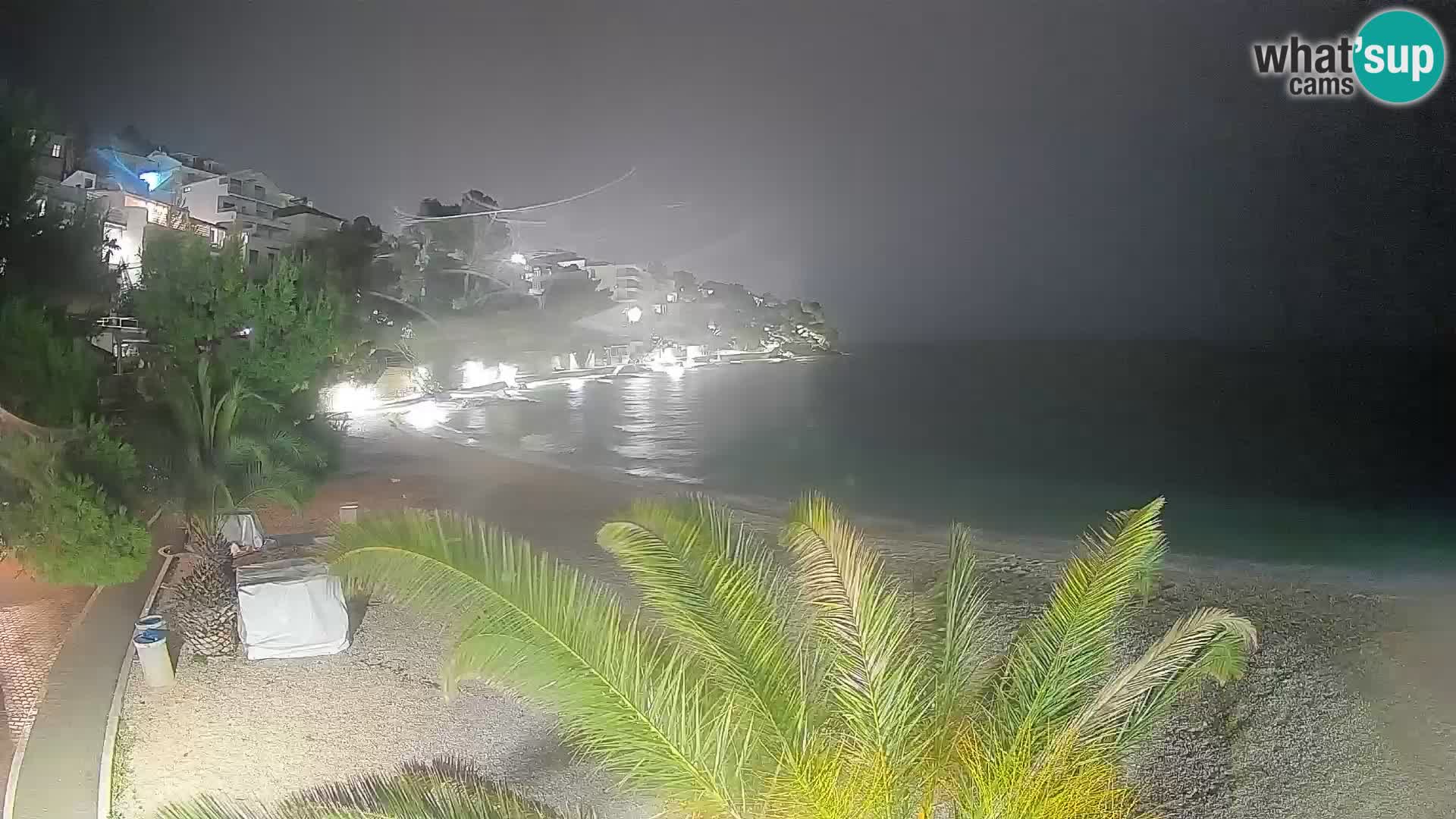 Webcam Lučica Beach Brela – Live View from the Adriatic Coast