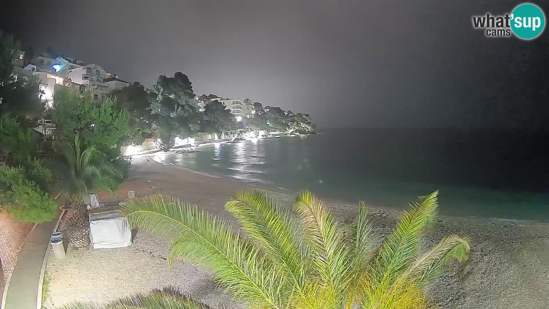 Webcam Lučica Beach Brela – Live View from the Adriatic Coast