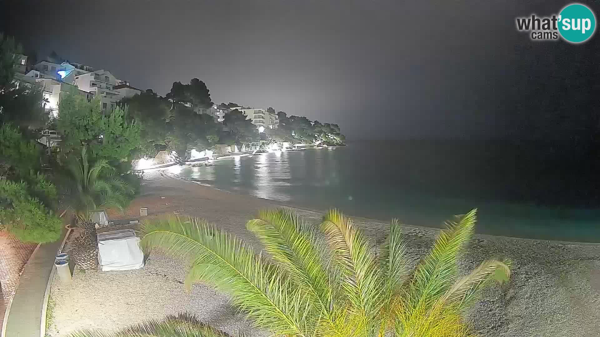 Webcam Lučica Beach Brela – Live View from the Adriatic Coast