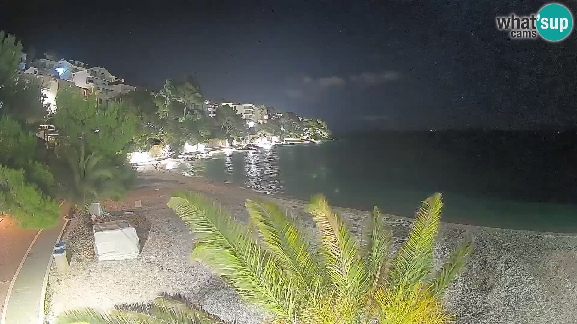 Webcam Lučica Beach Brela – Live View from the Adriatic Coast
