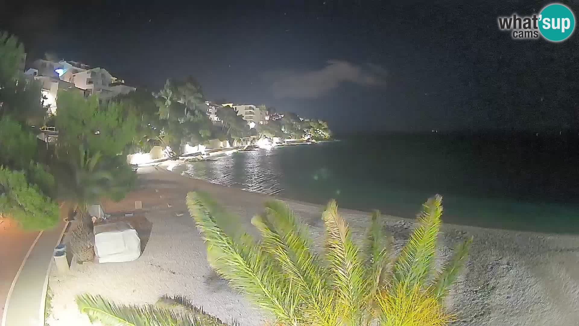 Webcam Lučica Beach Brela – Live View from the Adriatic Coast