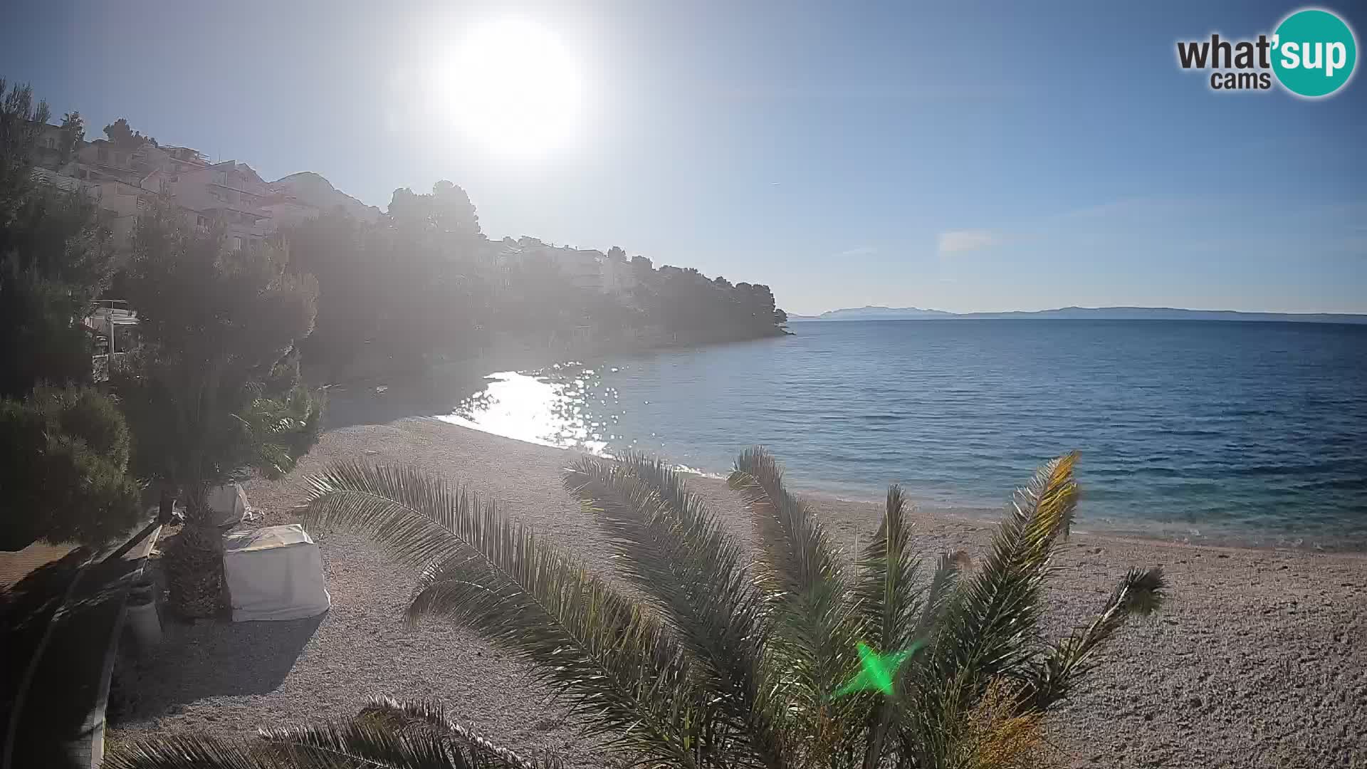 Webcam Lučica Beach Brela – Live View from the Adriatic Coast