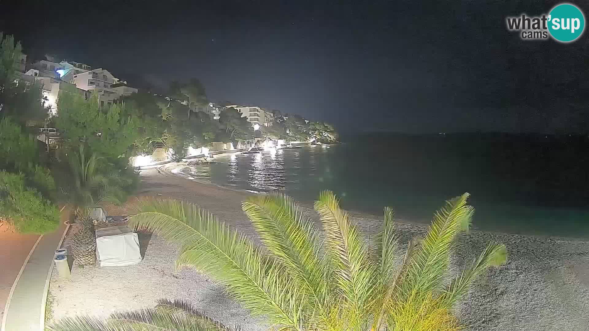 Webcam Lučica Beach Brela – Live View from the Adriatic Coast