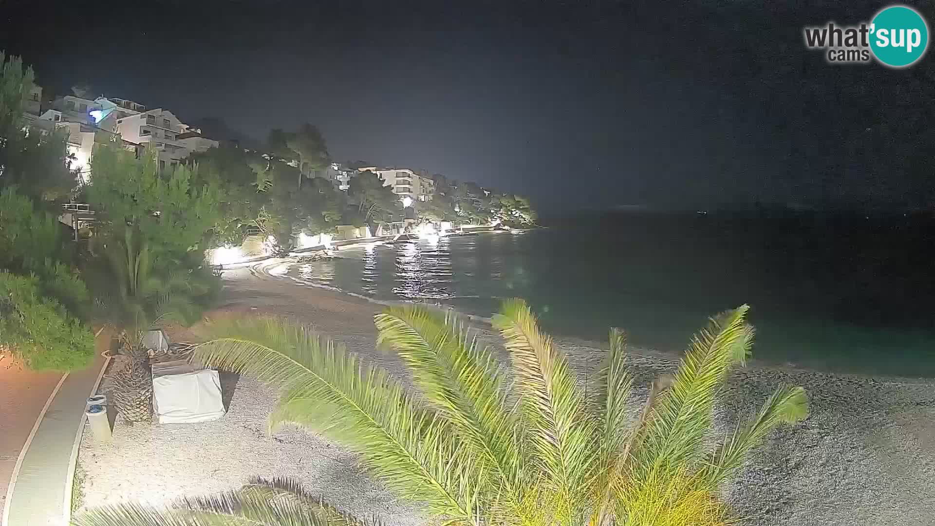 Webcam Lučica Beach Brela – Live View from the Adriatic Coast