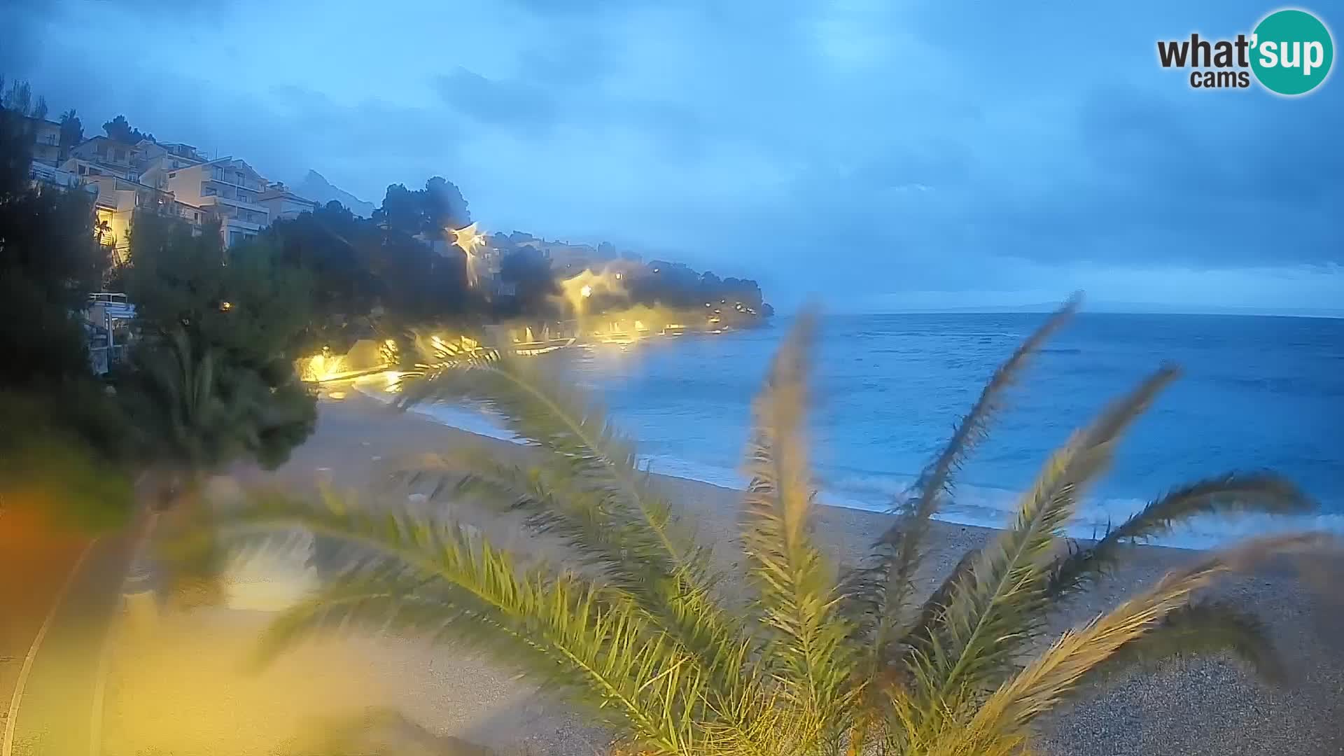 Webcam Lučica Beach Brela – Live View from the Adriatic Coast