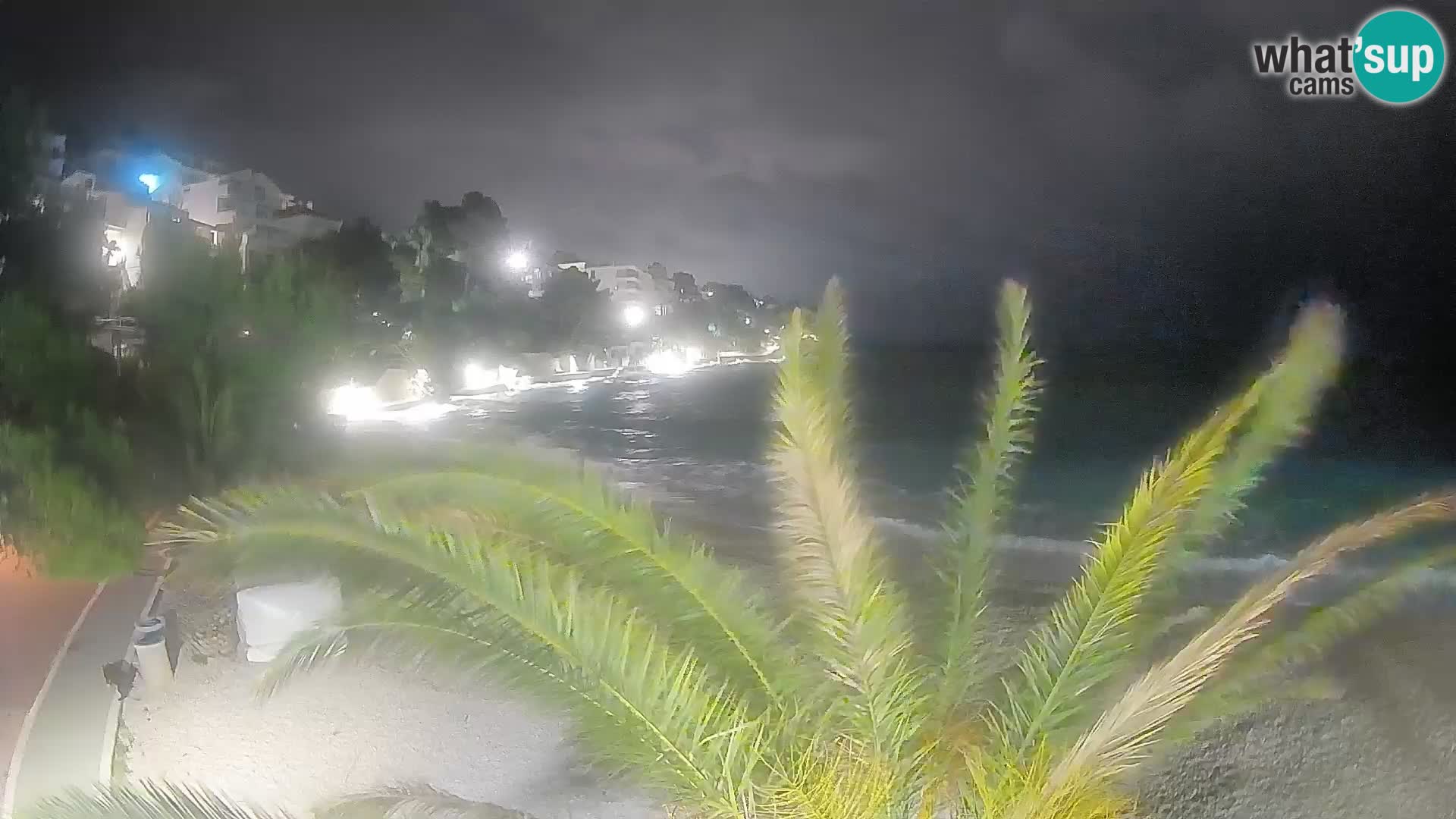 Webcam Lučica Beach Brela – Live View from the Adriatic Coast