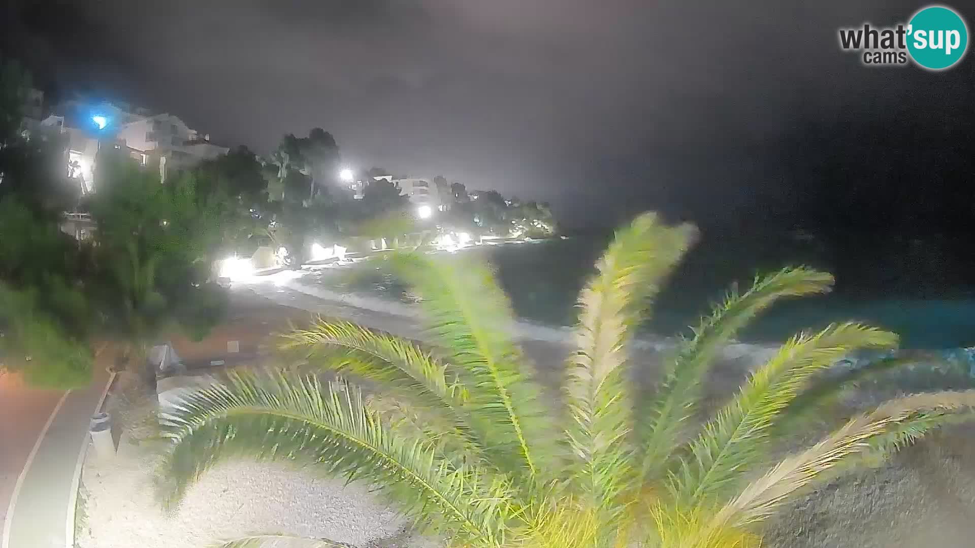 Webcam Lučica Beach Brela – Live View from the Adriatic Coast