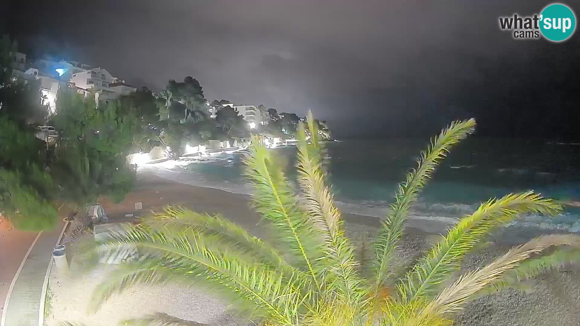 Webcam Lučica Beach Brela – Live View from the Adriatic Coast