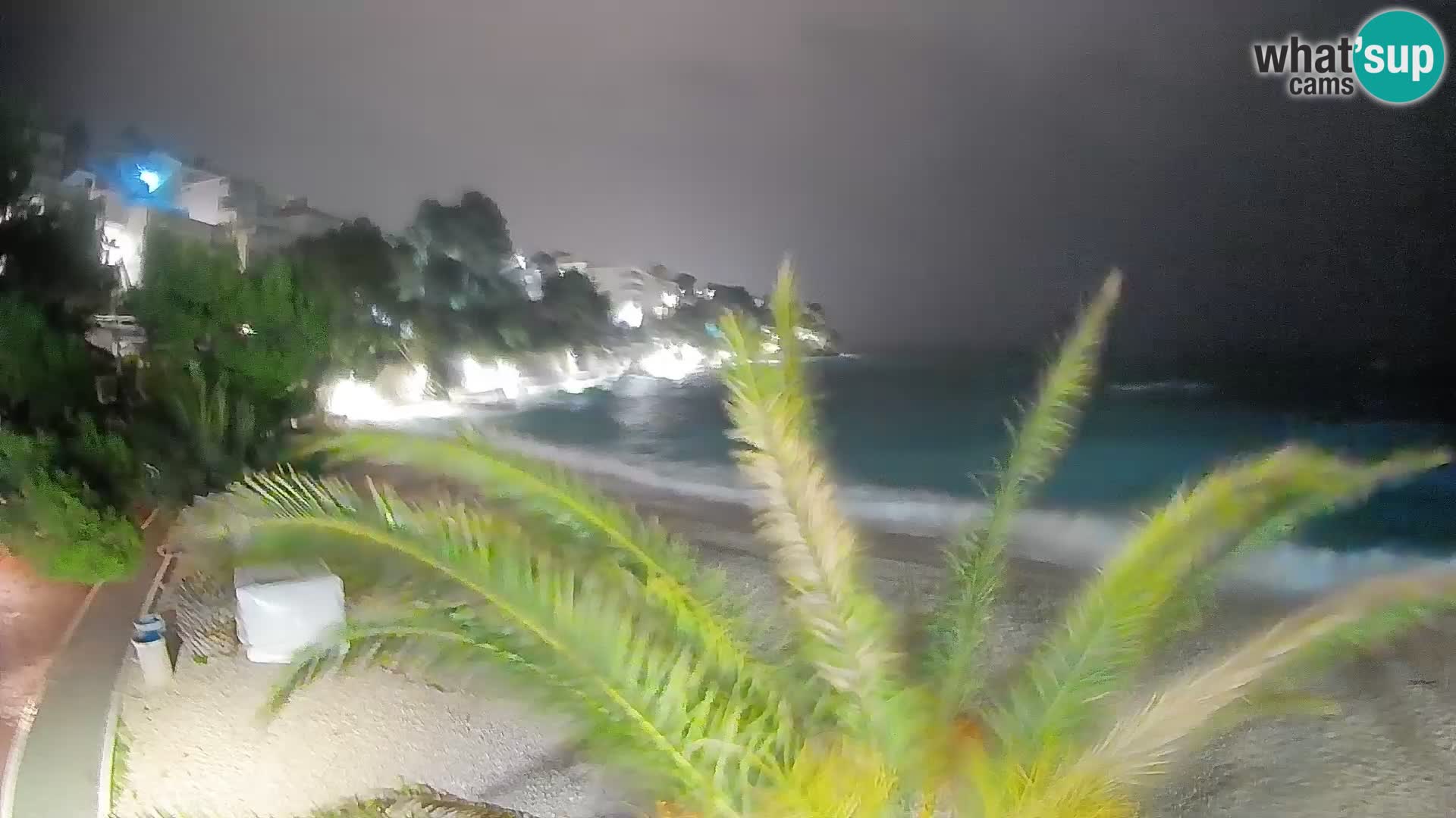 Webcam Playa Lučica Brela – Vista en directo de la costa adriática