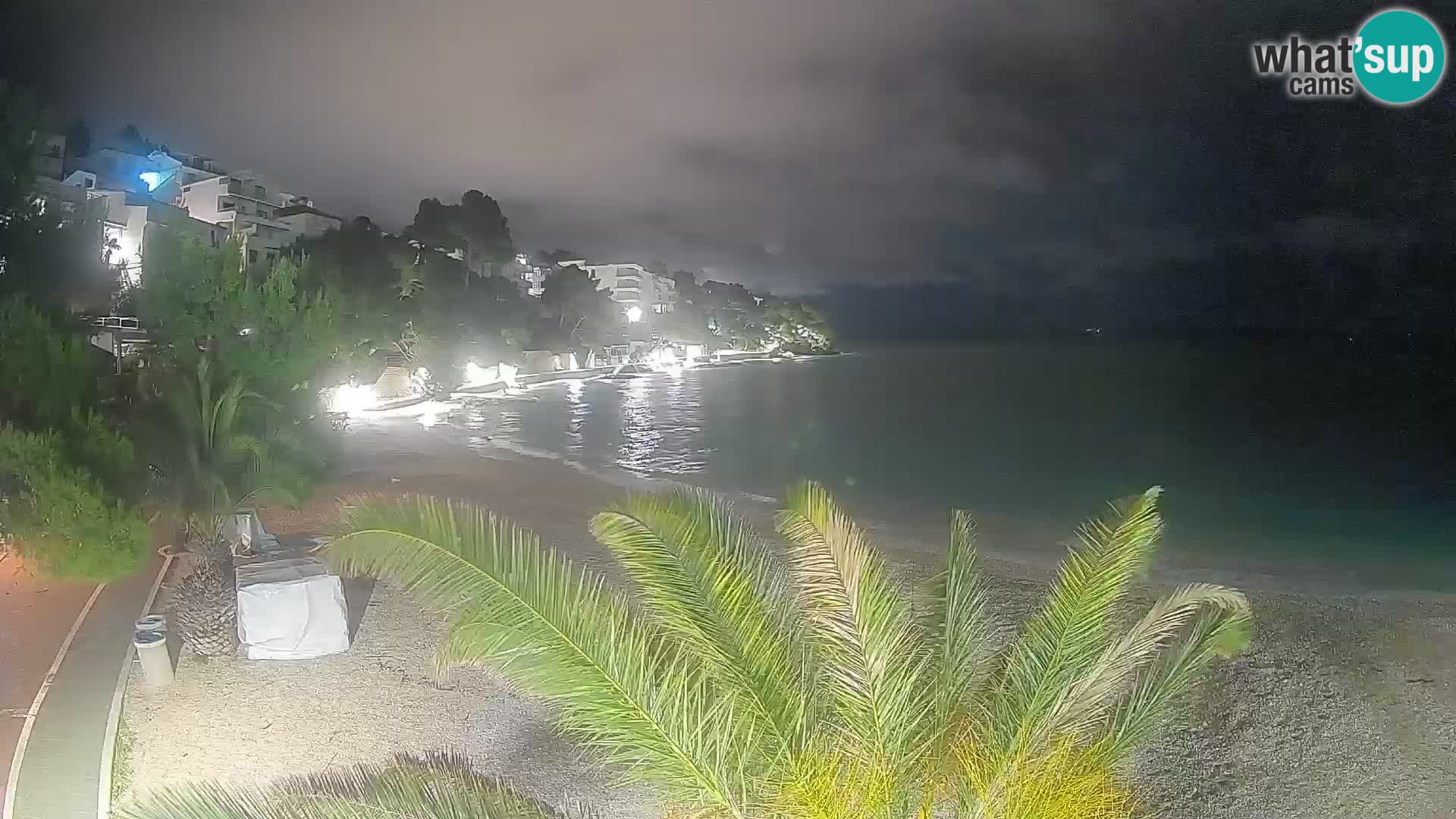 Webcam Lučica Beach Brela – Live View from the Adriatic Coast