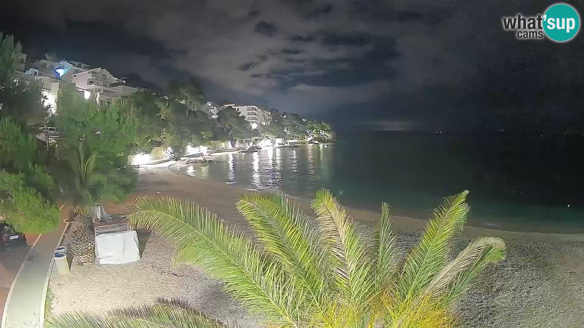 Webcam Lučica Beach Brela – Live View from the Adriatic Coast