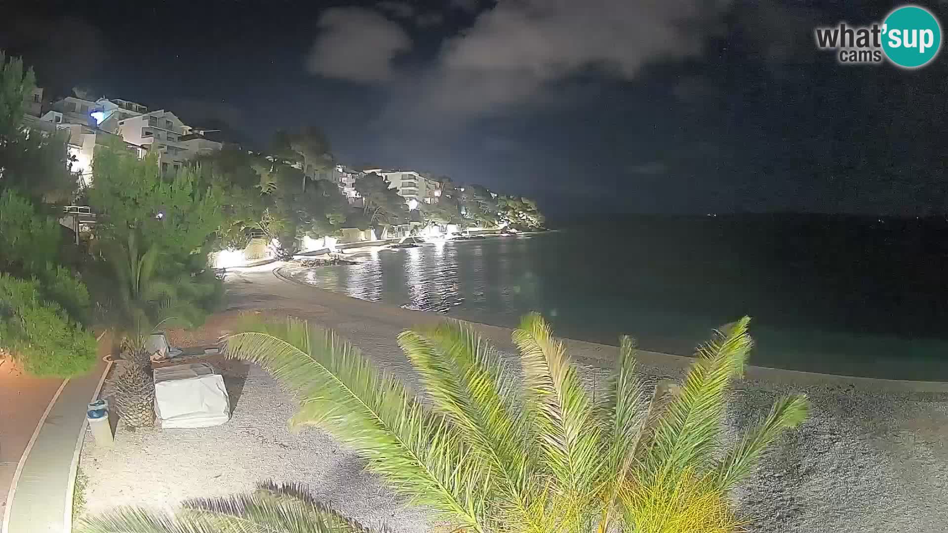 Webcam Lučica Beach Brela – Live View from the Adriatic Coast