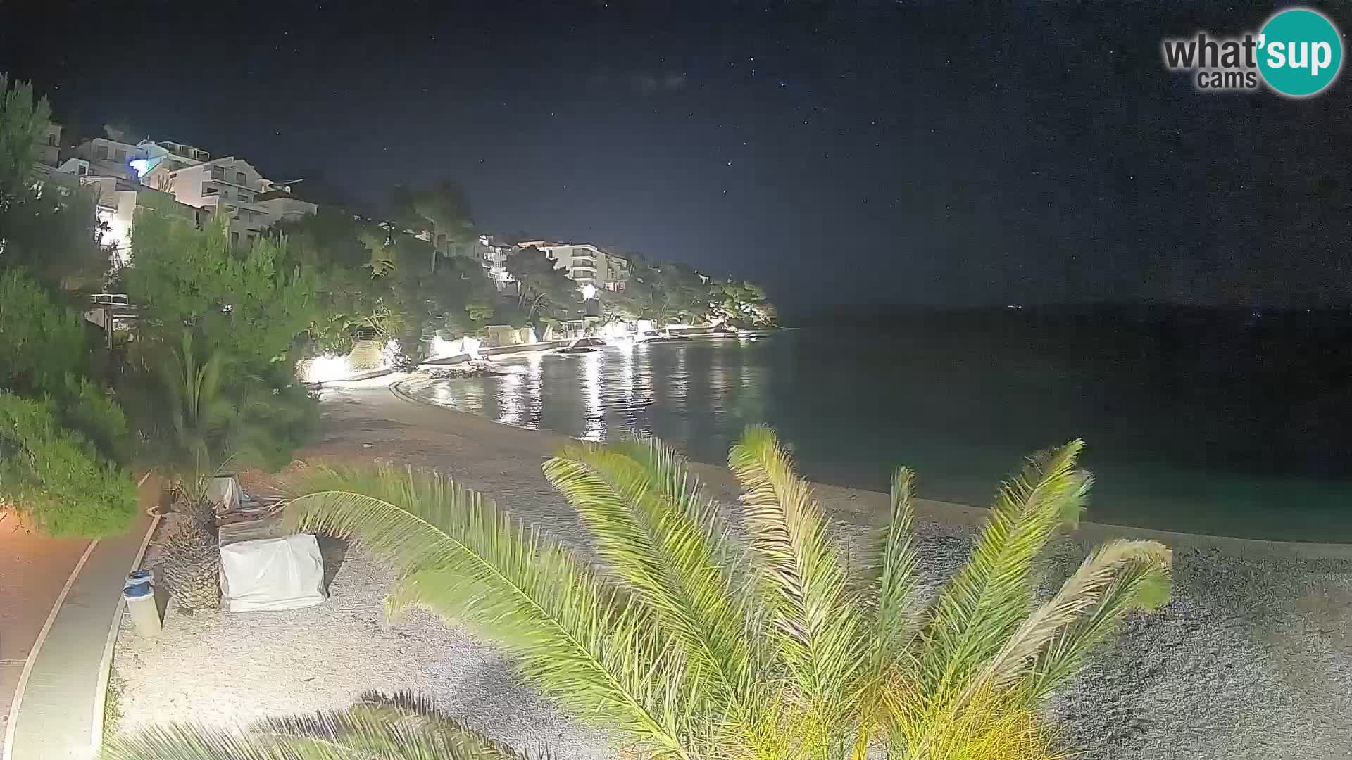 Webcam Lučica Beach Brela – Live View from the Adriatic Coast