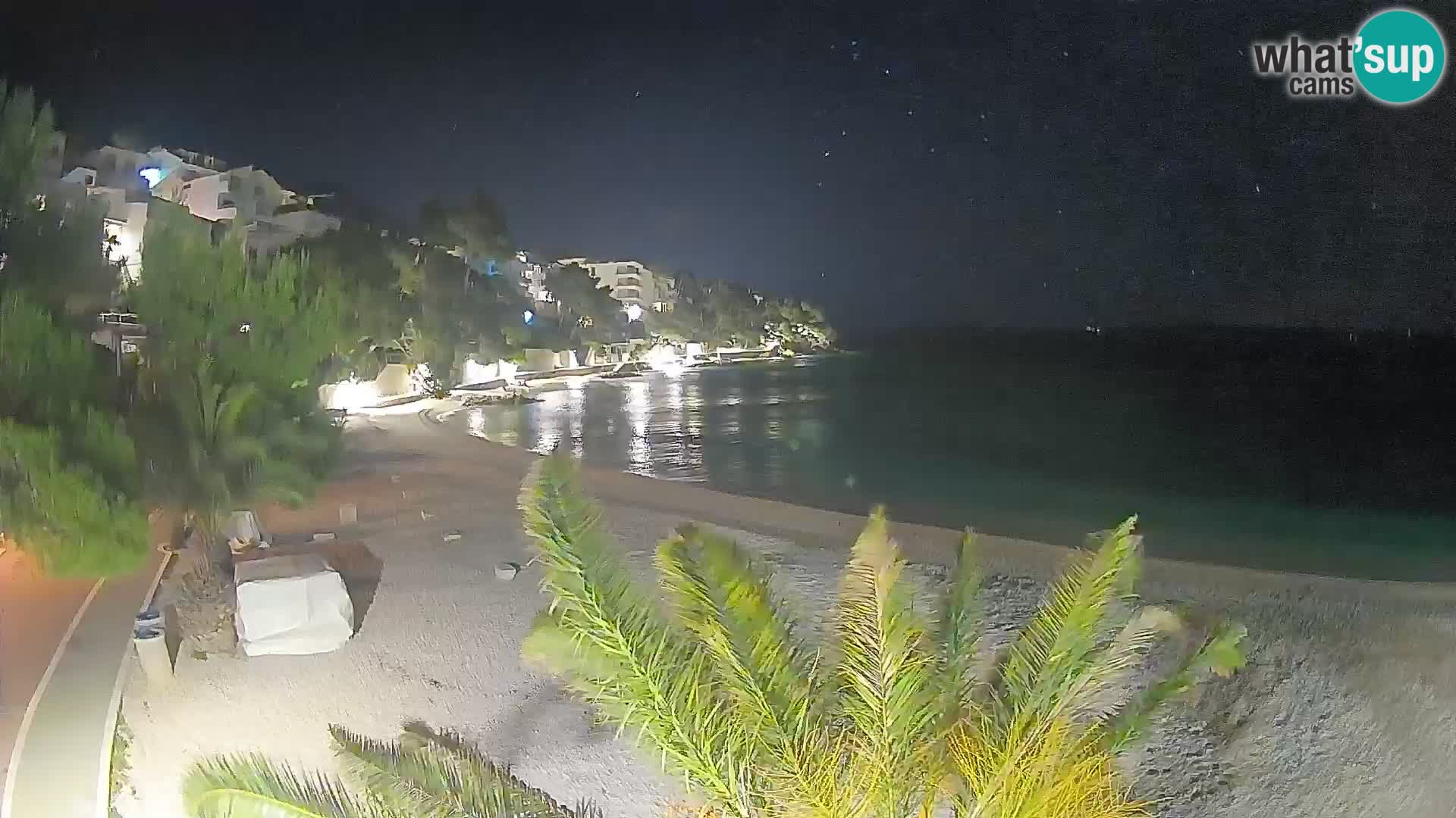 Webcam Lučica Beach Brela – Live View from the Adriatic Coast