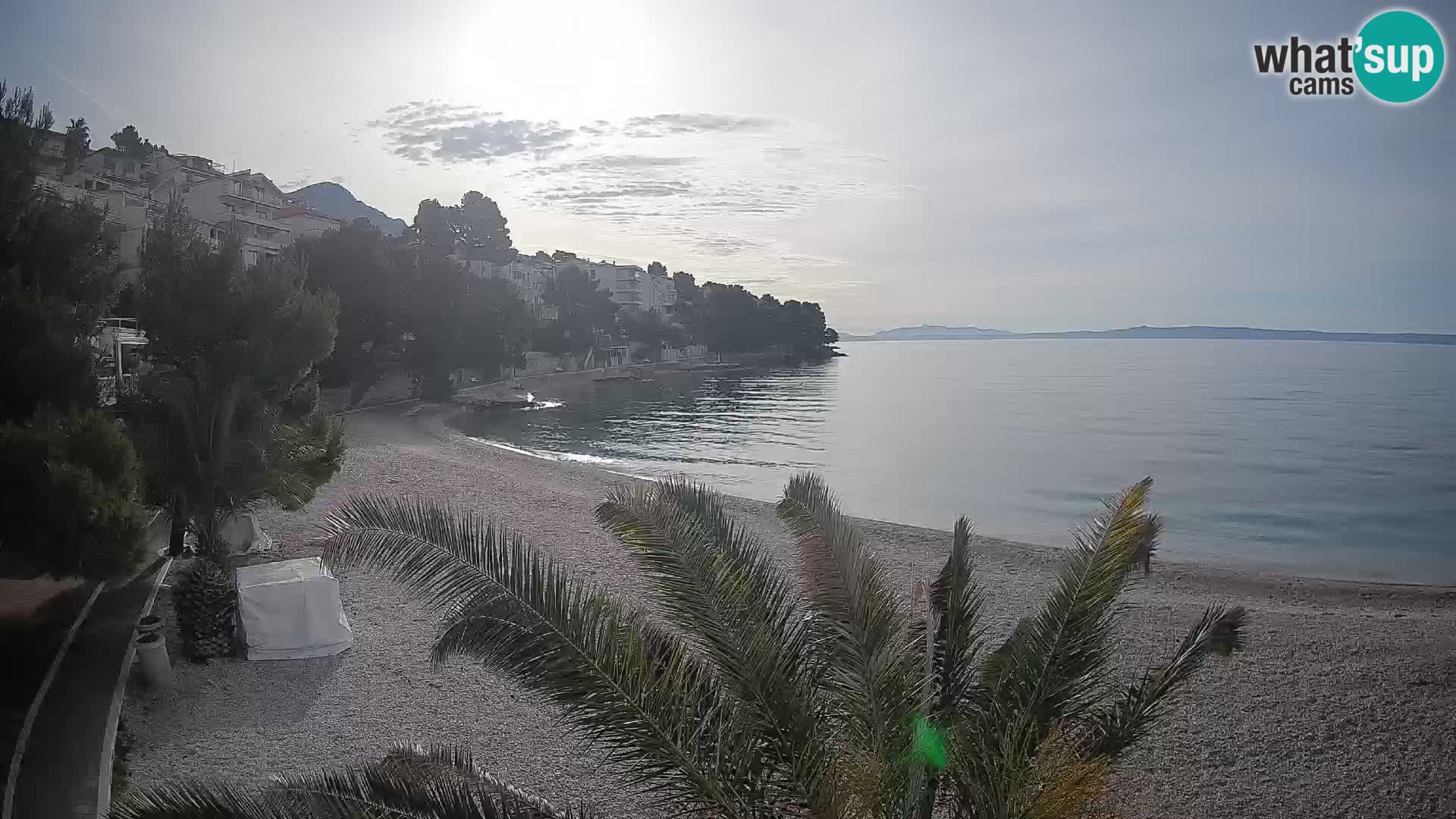 Webcam Lučica Beach Brela – Live View from the Adriatic Coast