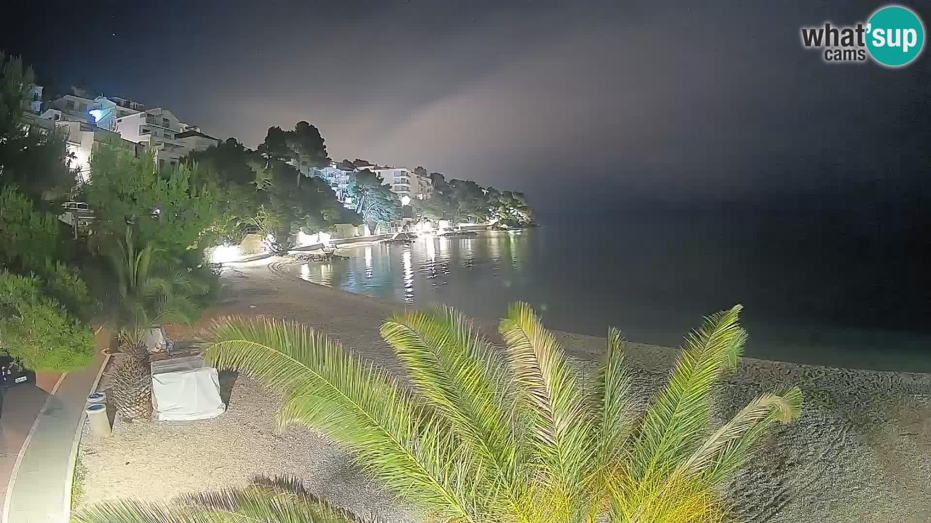 Webcam Lučica Beach Brela – Live View from the Adriatic Coast