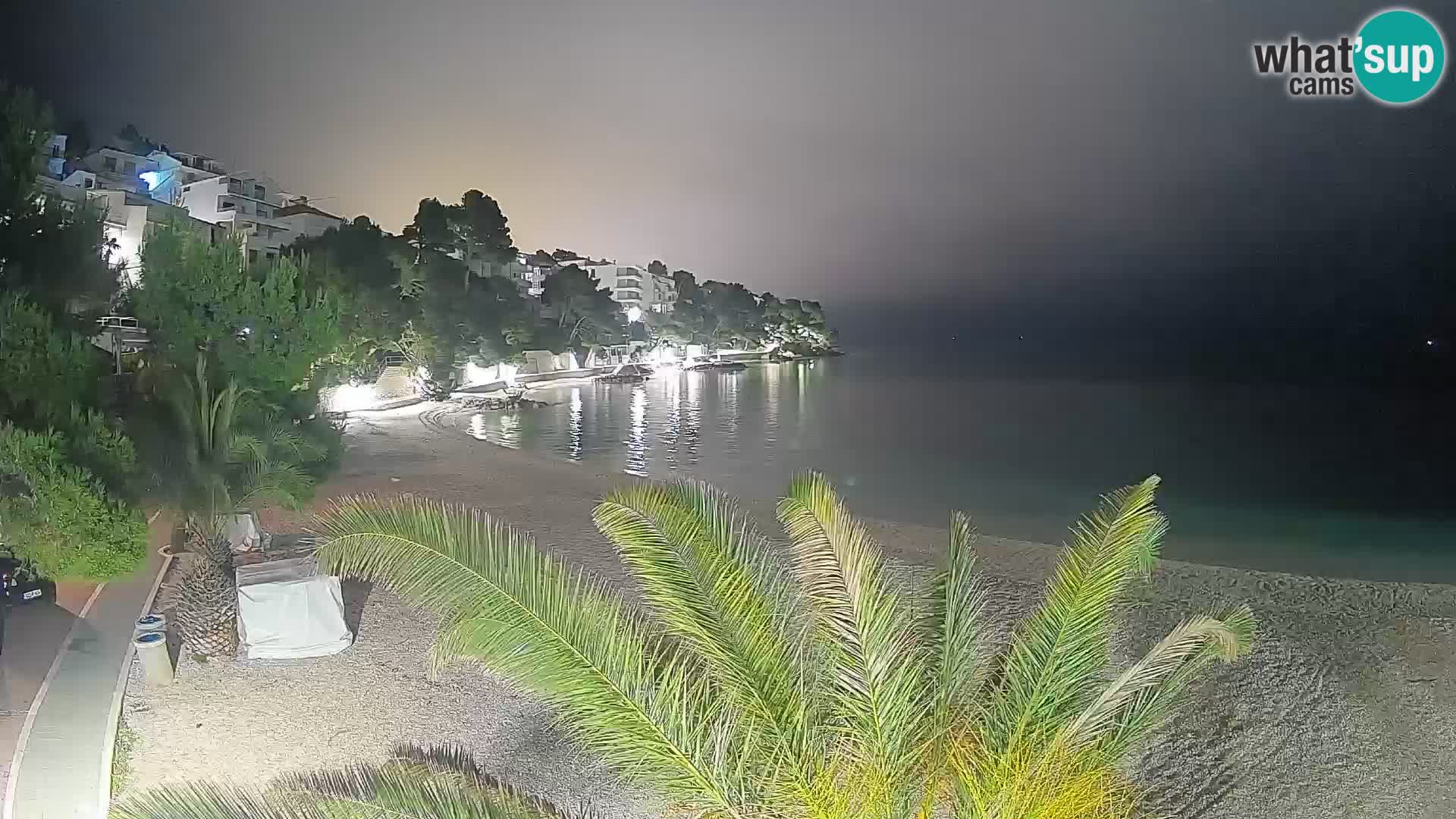 Webcam Lučica Beach Brela – Live View from the Adriatic Coast