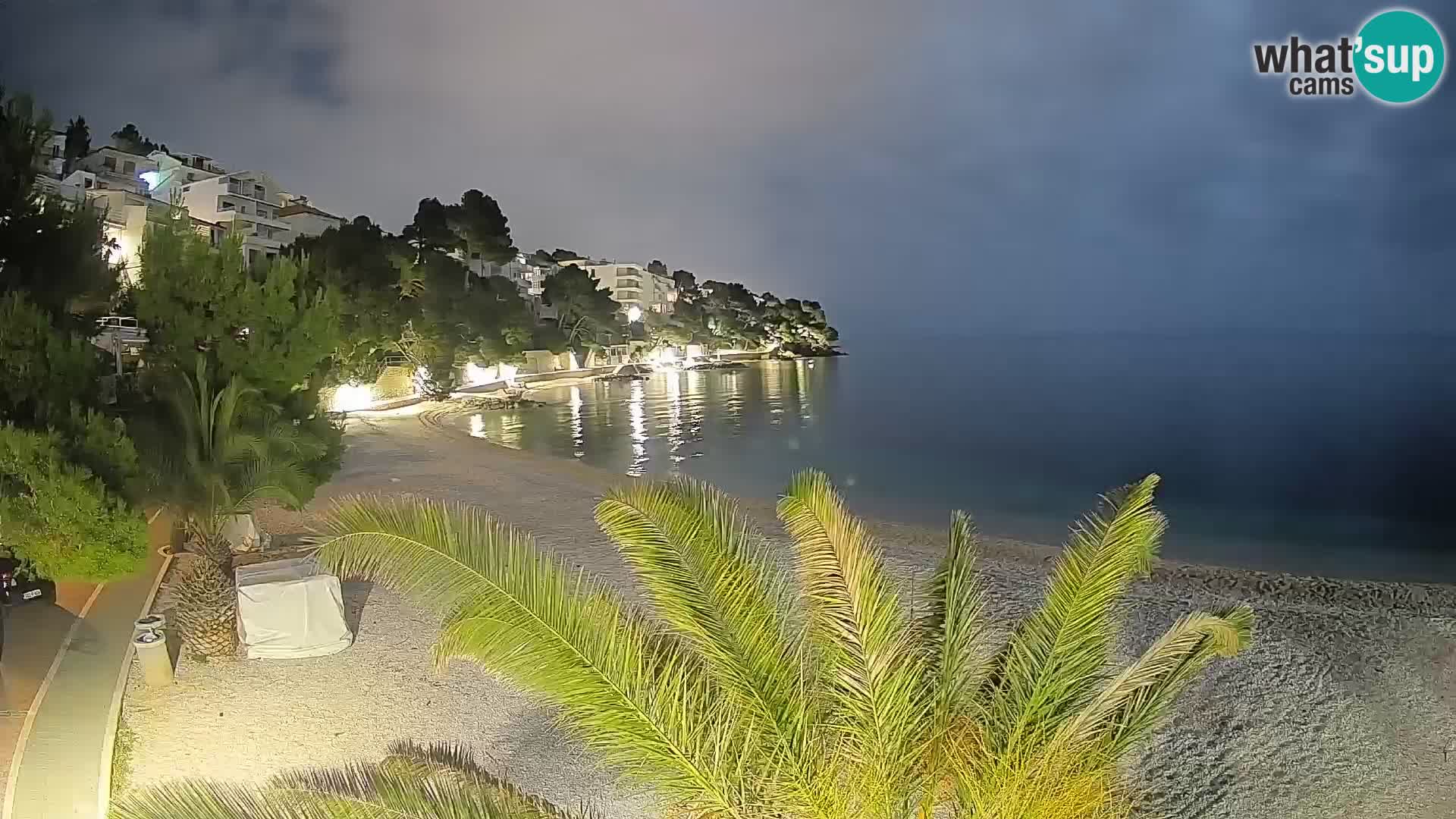 Webcam Lučica Beach Brela – Live View from the Adriatic Coast