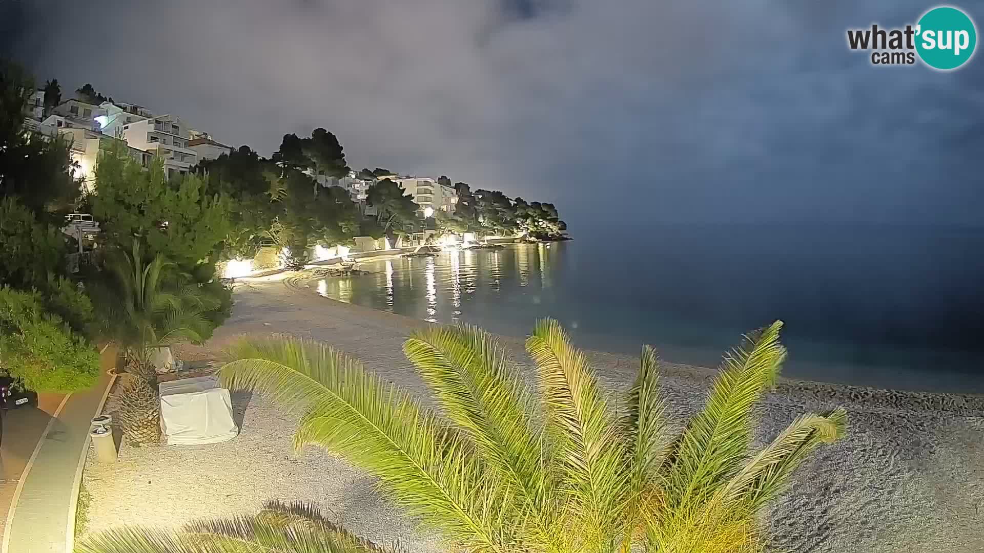 Webcam Lučica Beach Brela – Live View from the Adriatic Coast
