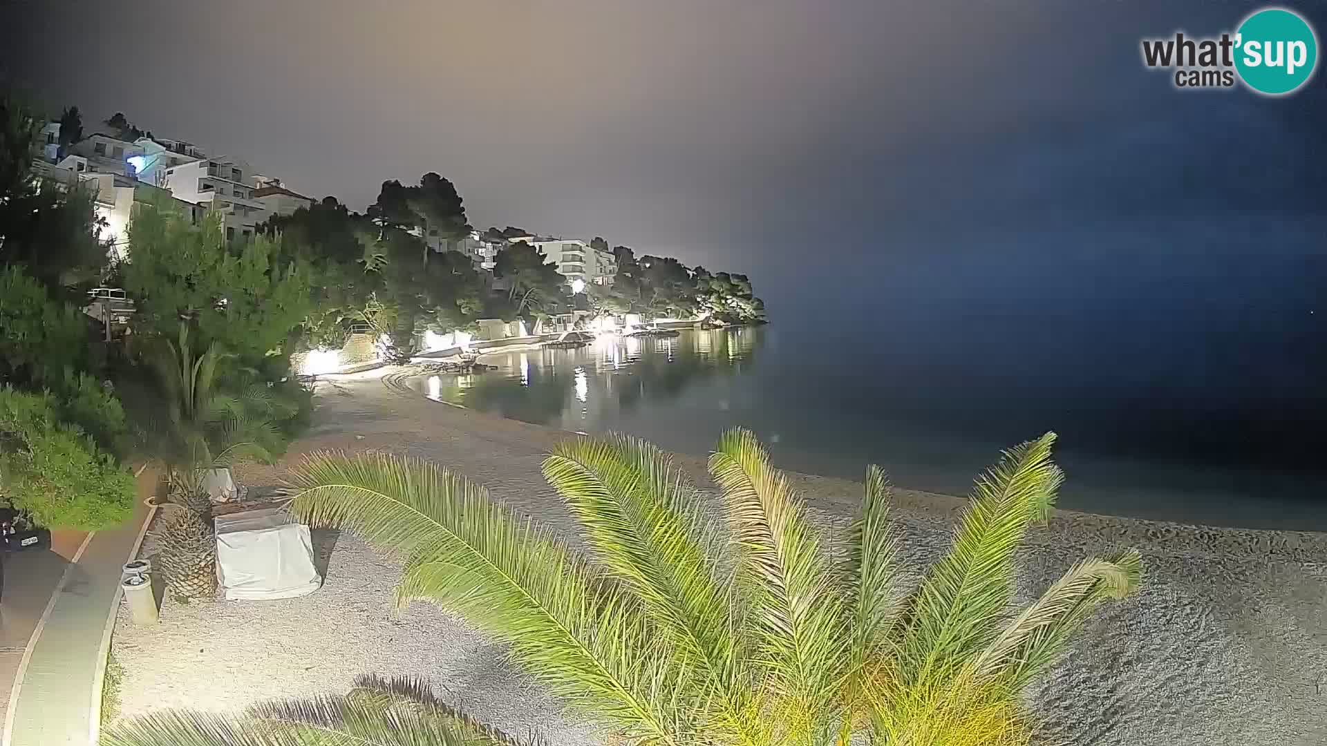 Webcam Lučica Beach Brela – Live View from the Adriatic Coast