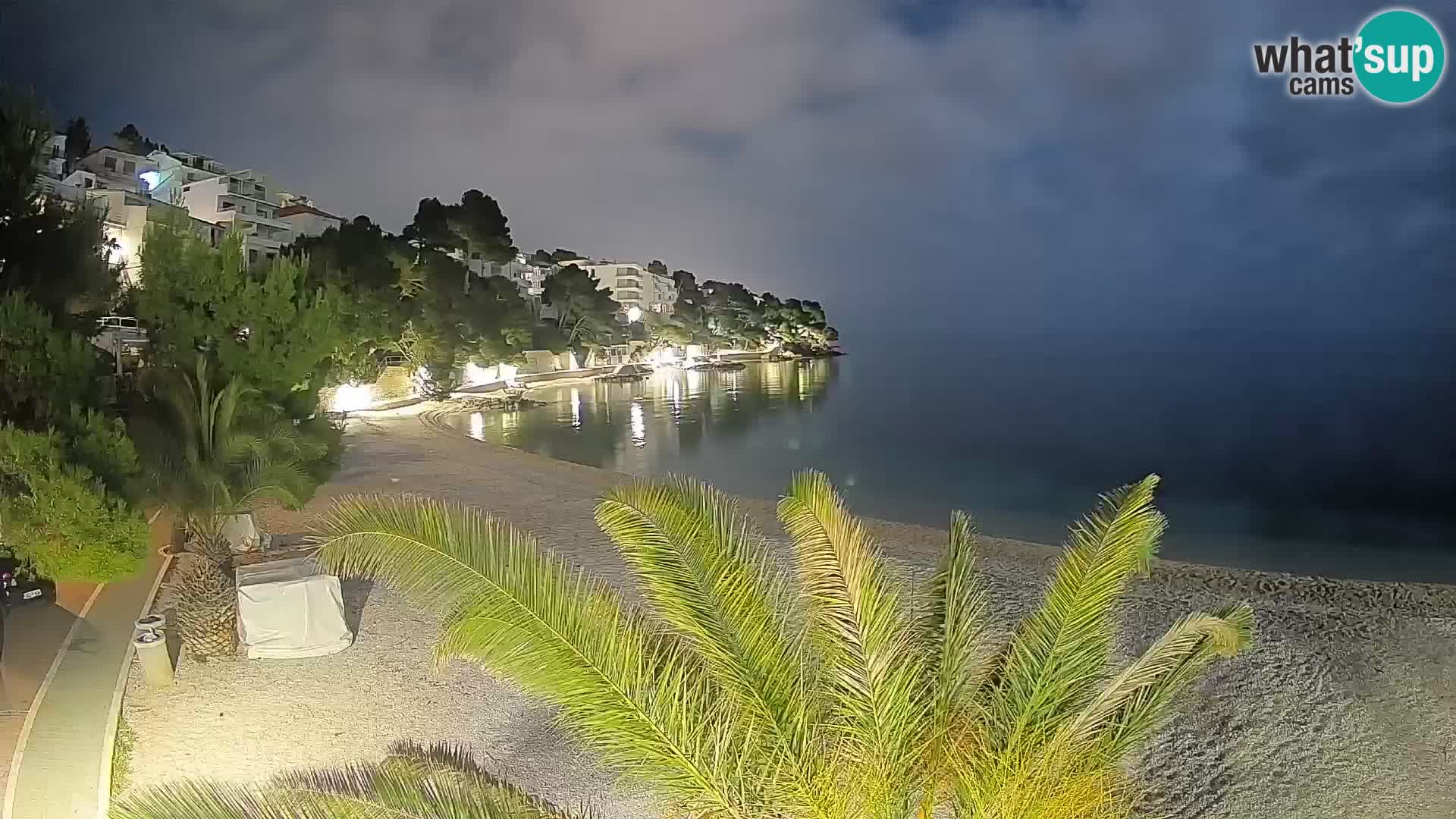 Webcam Lučica Beach Brela – Live View from the Adriatic Coast