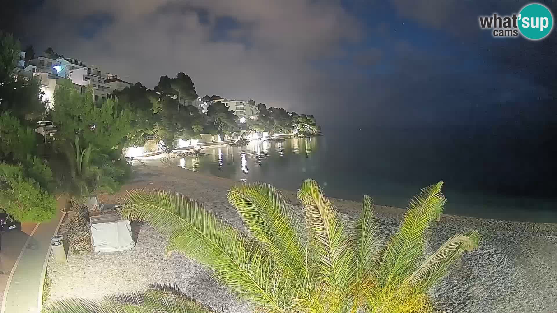 Webcam Lučica Beach Brela – Live View from the Adriatic Coast